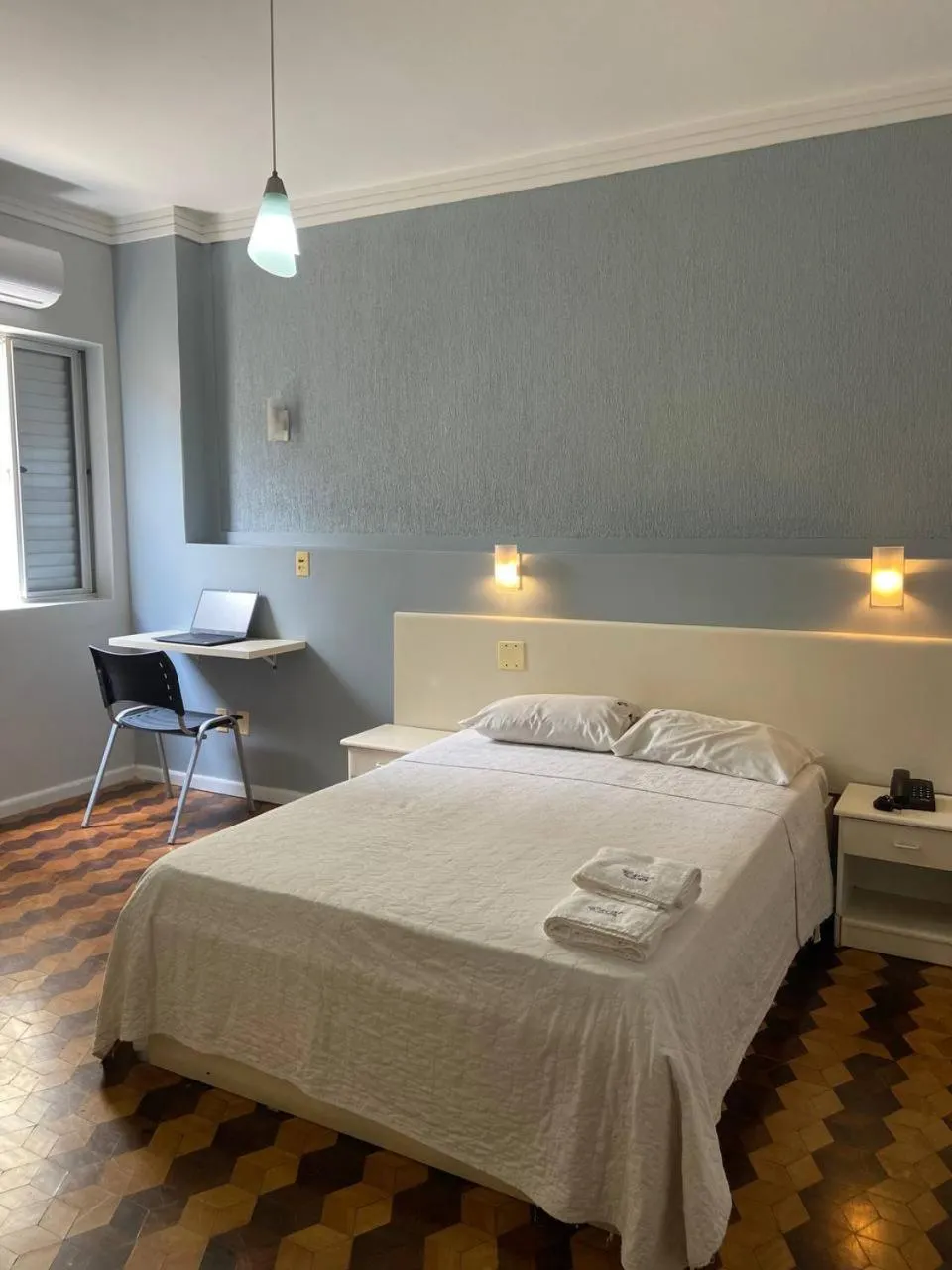 Bed in Oscar Palace Hotel - Centro de Tubarão