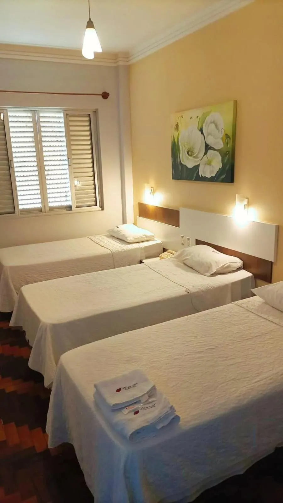 Bed in Oscar Palace Hotel - Centro de Tubarão