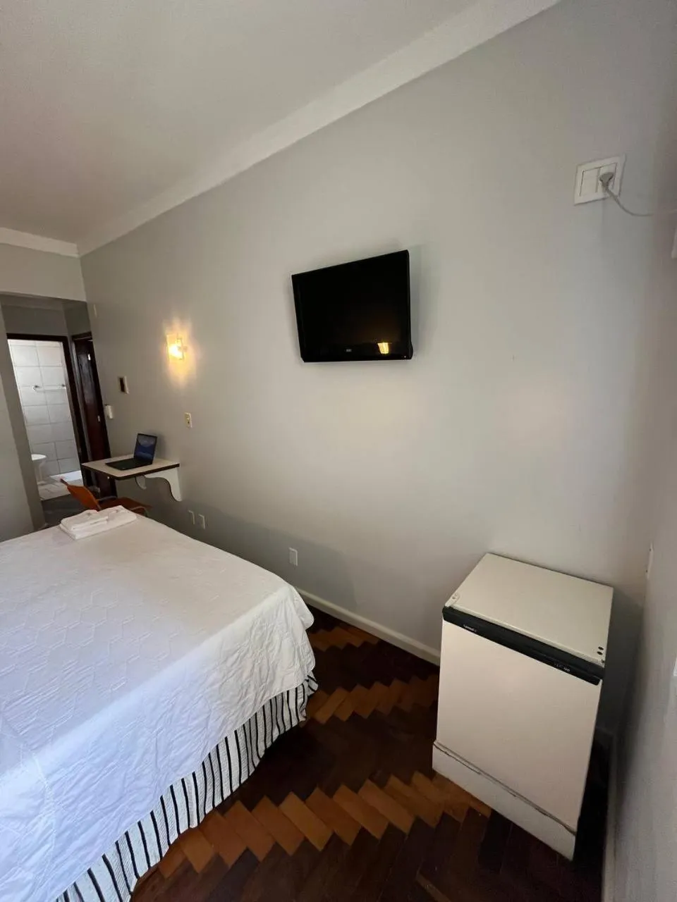 Bed in Oscar Palace Hotel - Centro de Tubarão