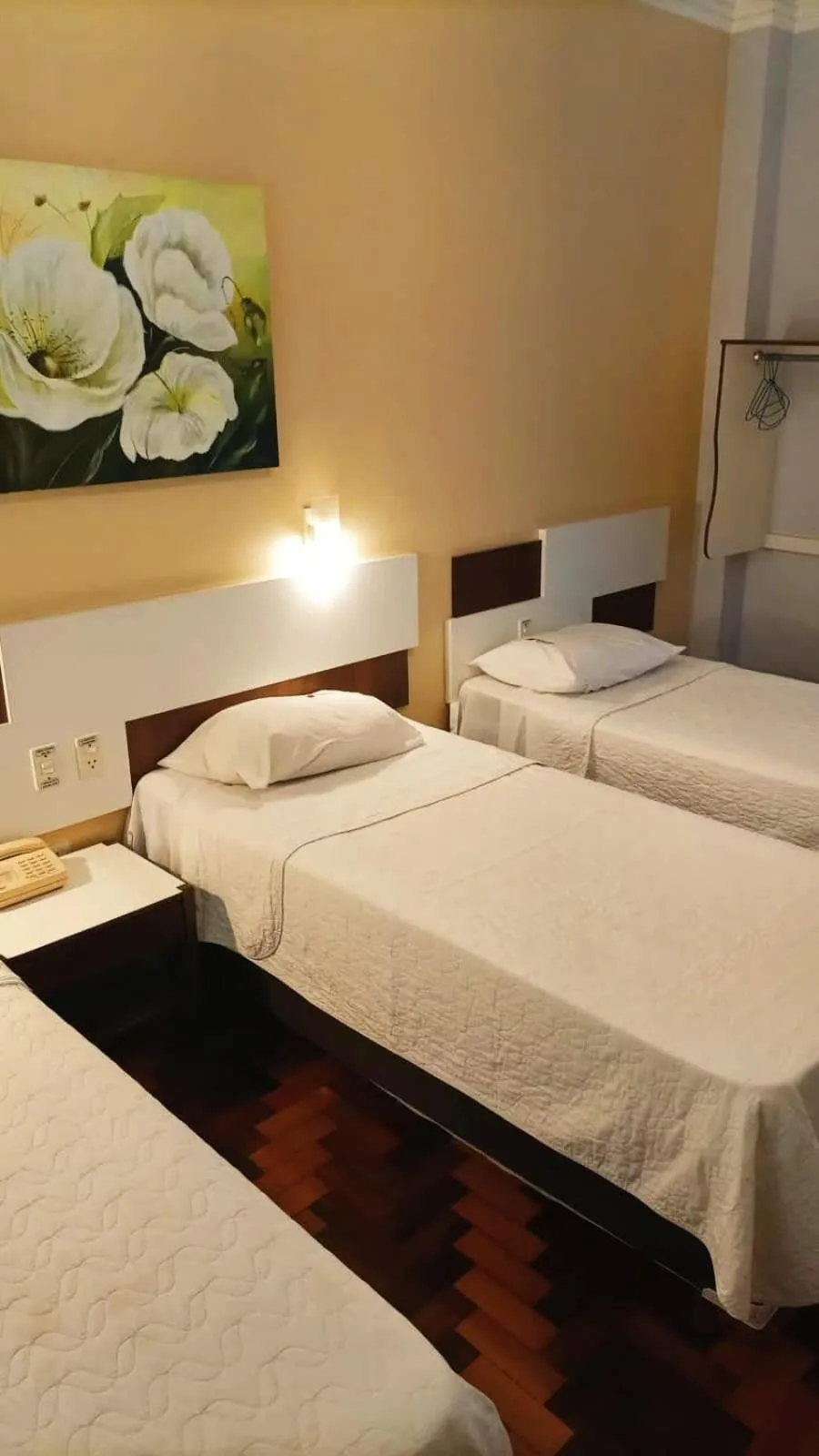 Bed in Oscar Palace Hotel - Centro de Tubarão