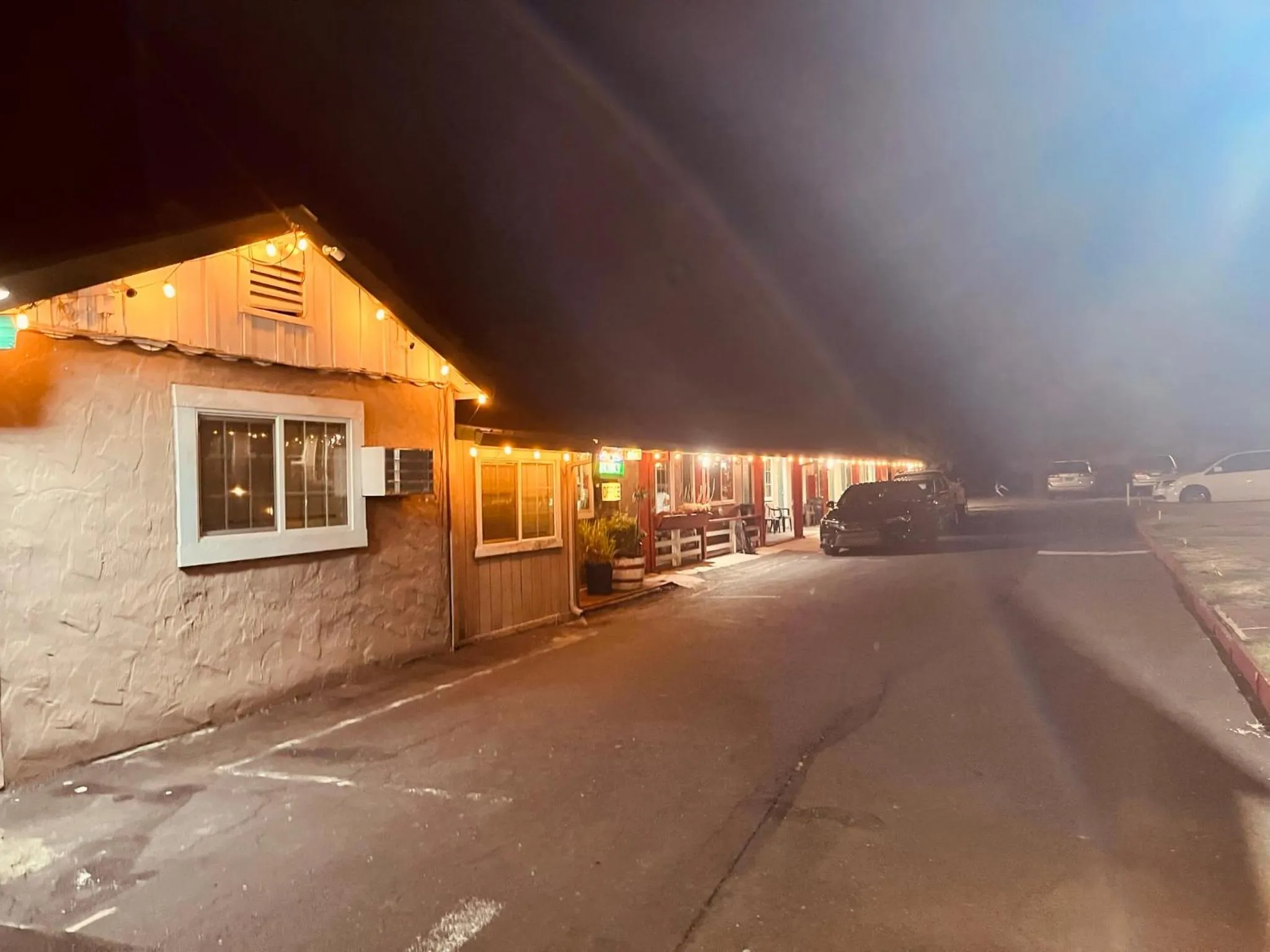 Parking in Jumping Frog Motel