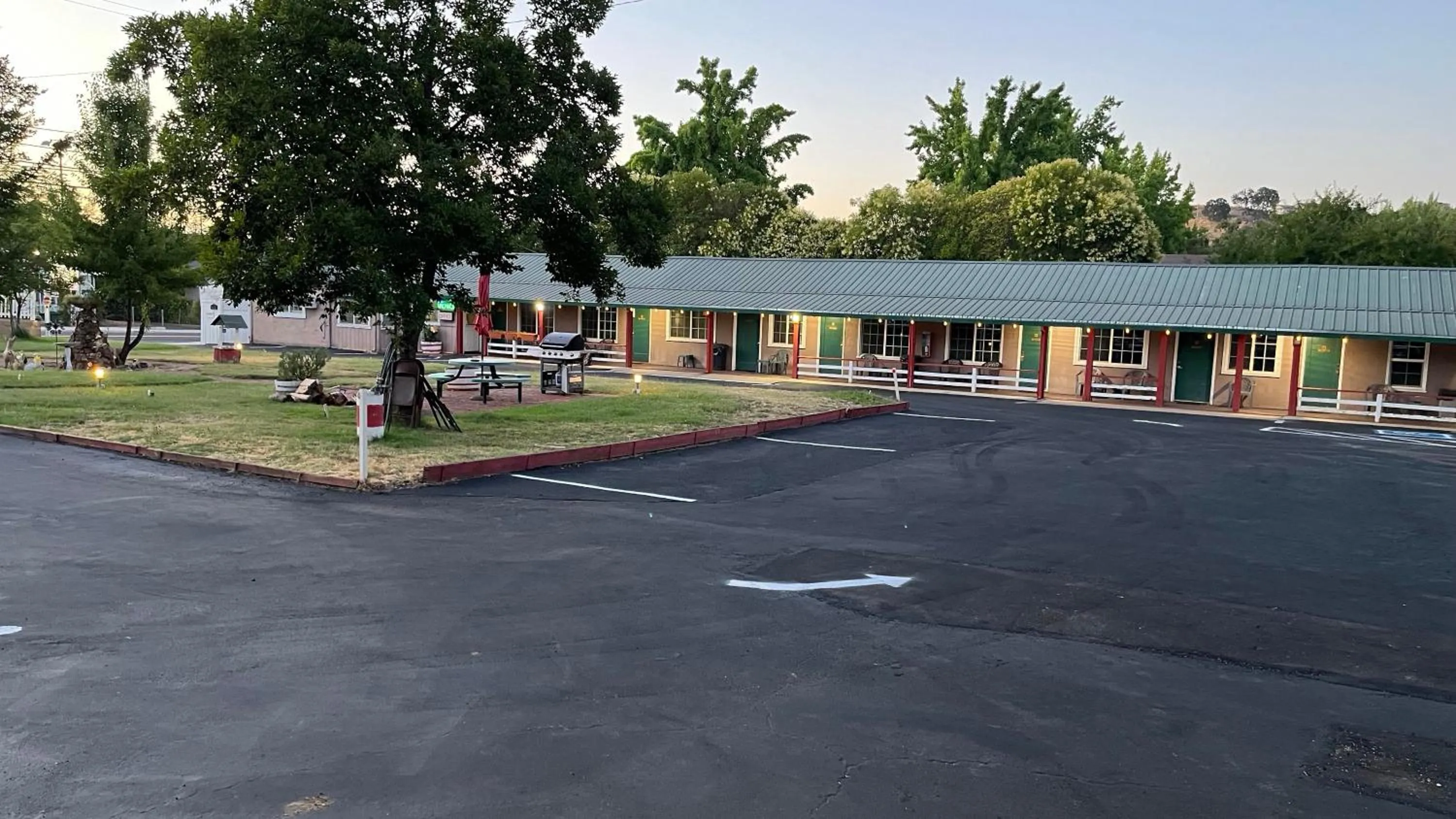 Property building in Jumping Frog Motel