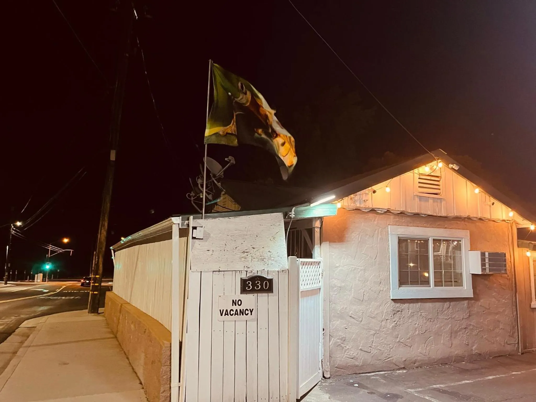 Property building in Jumping Frog Motel