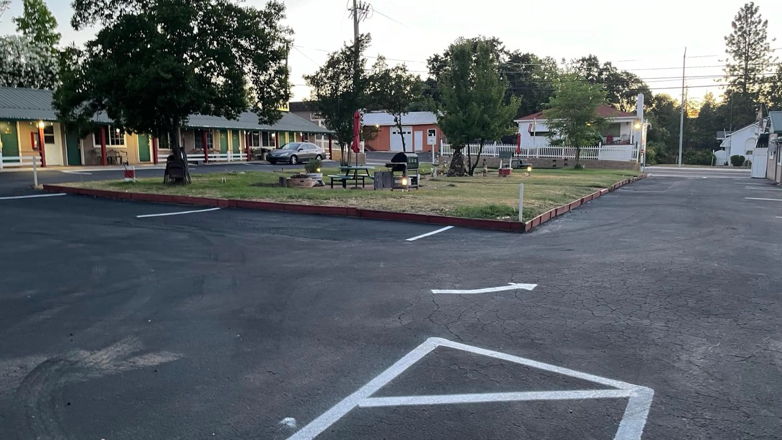 Property building in Jumping Frog Motel