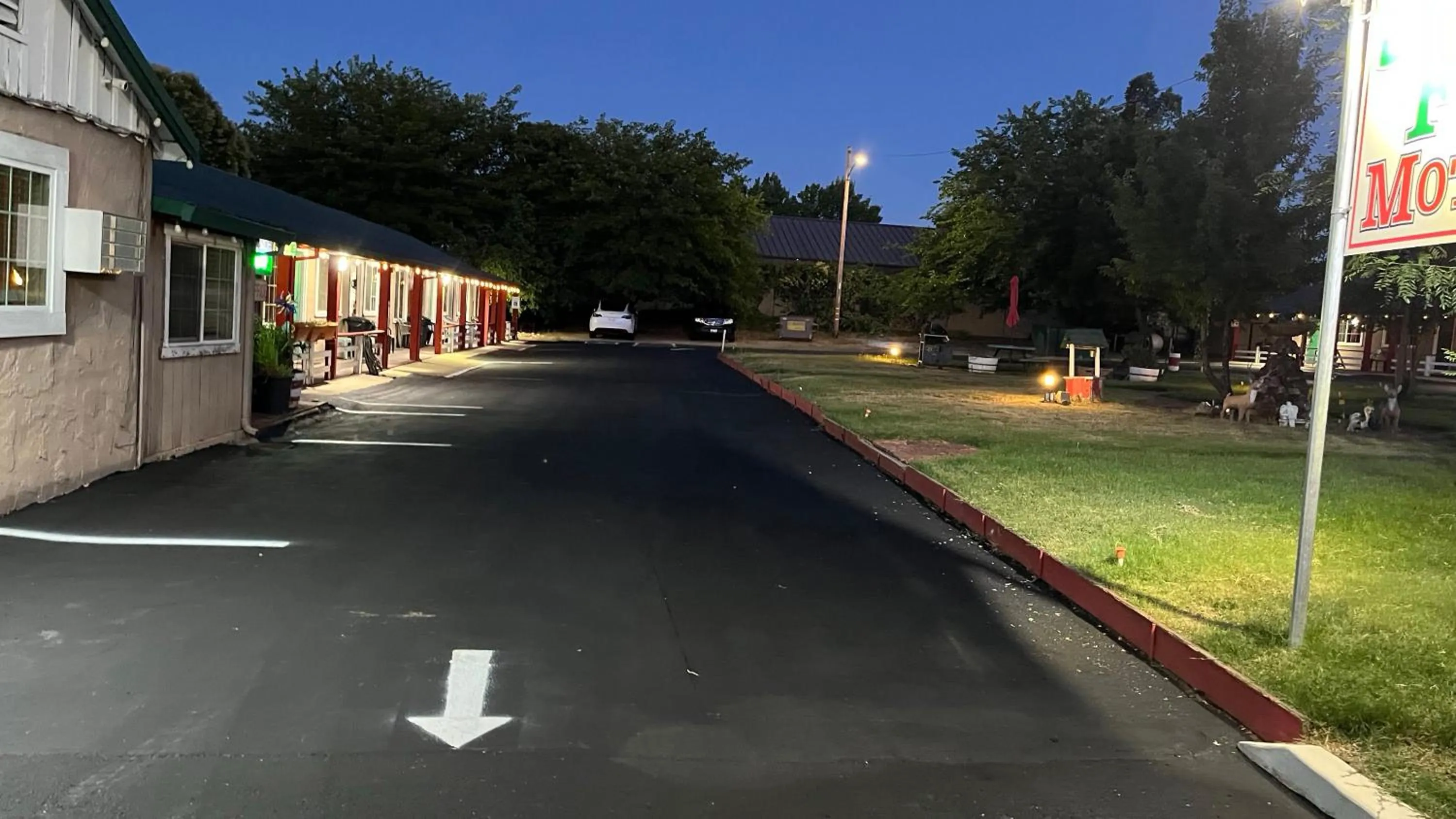 Property building in Jumping Frog Motel