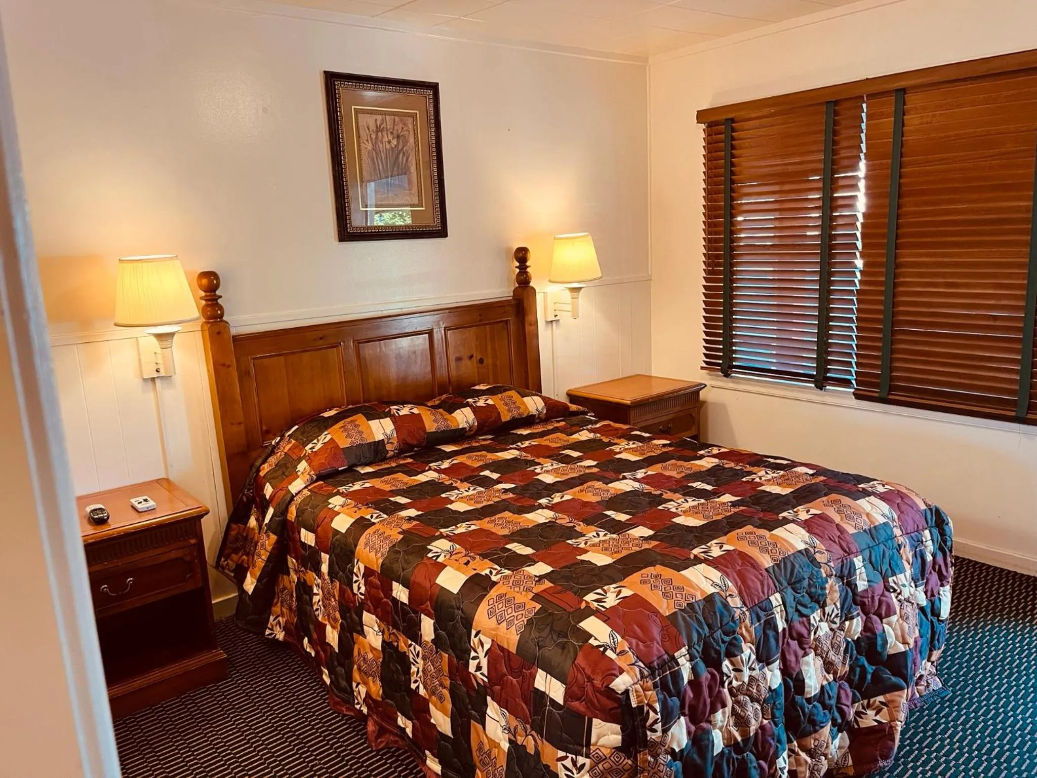 Bed in Jumping Frog Motel