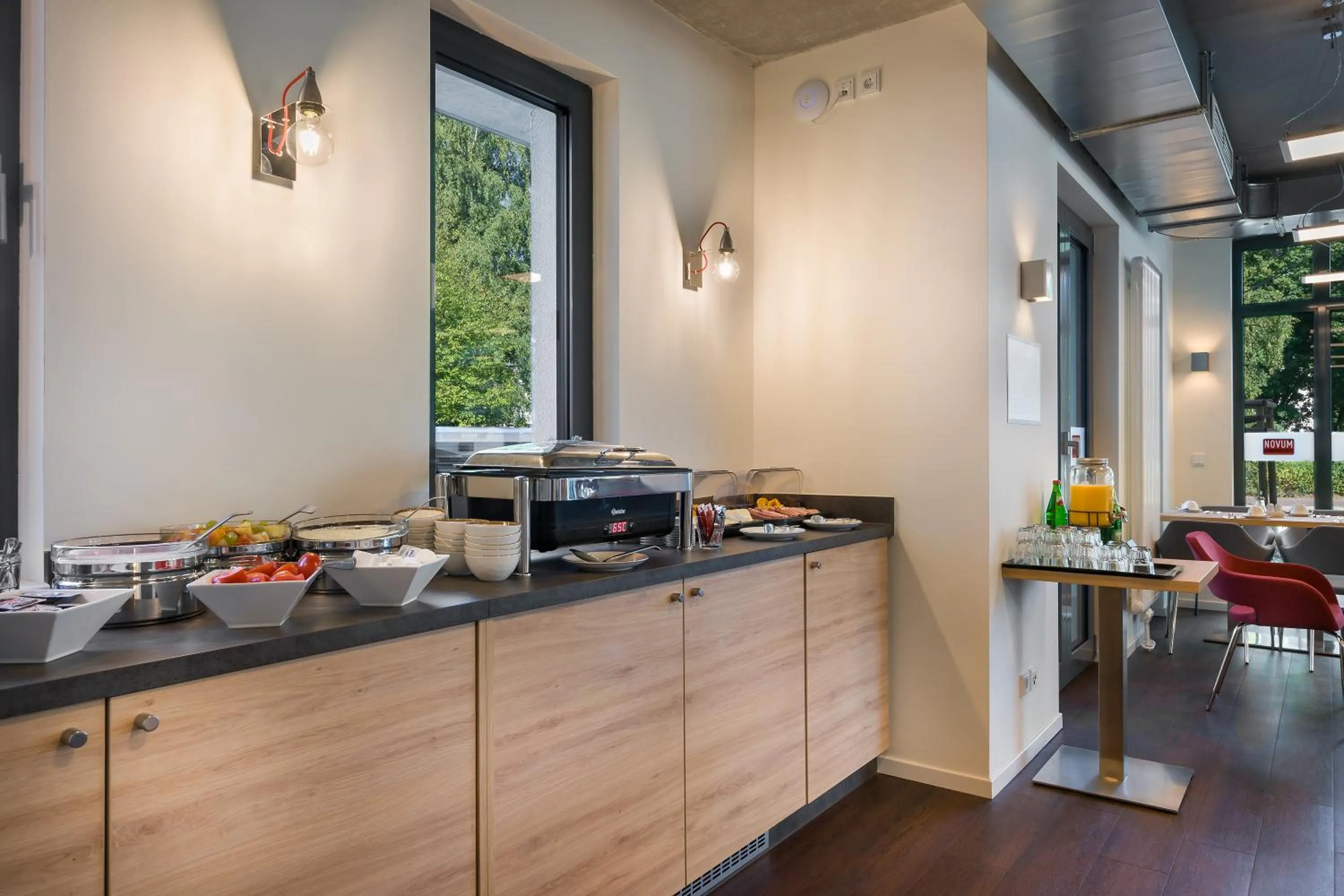 Buffet breakfast in Signature East Hotel Apartment