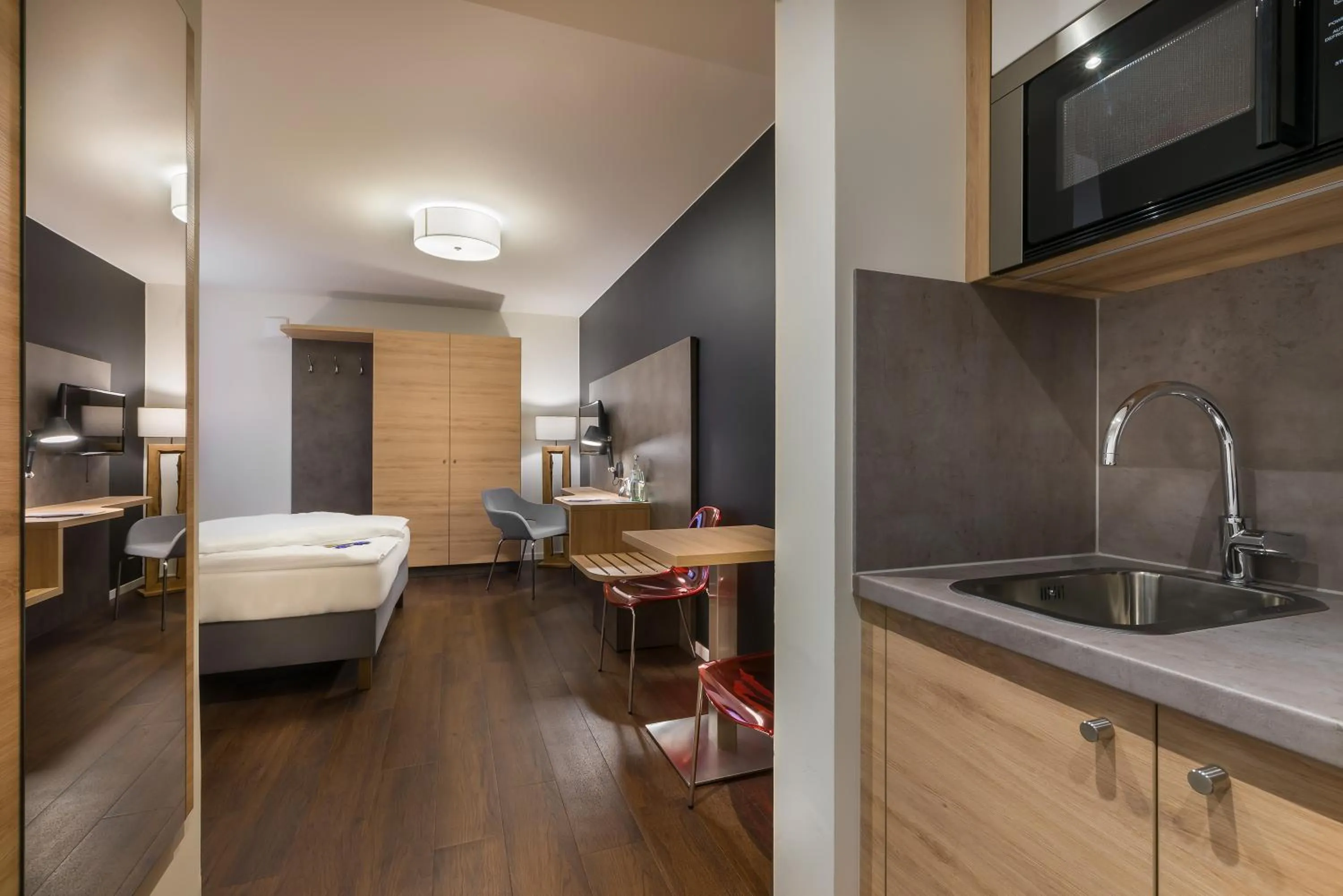 Kitchen or kitchenette in Signature East Hotel Apartment
