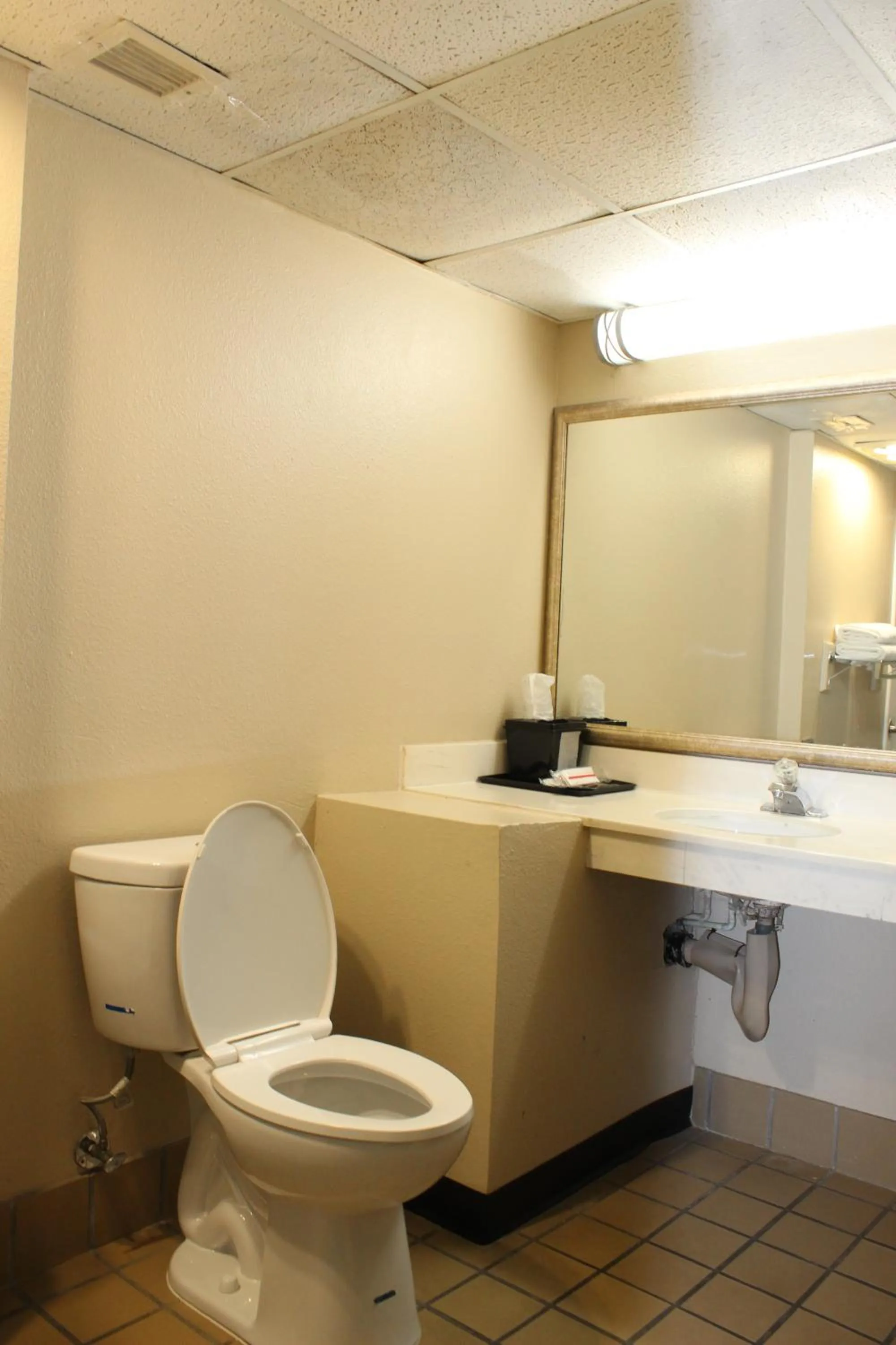 Toilet in Quality Inn & Suites Moline - Quad Cities