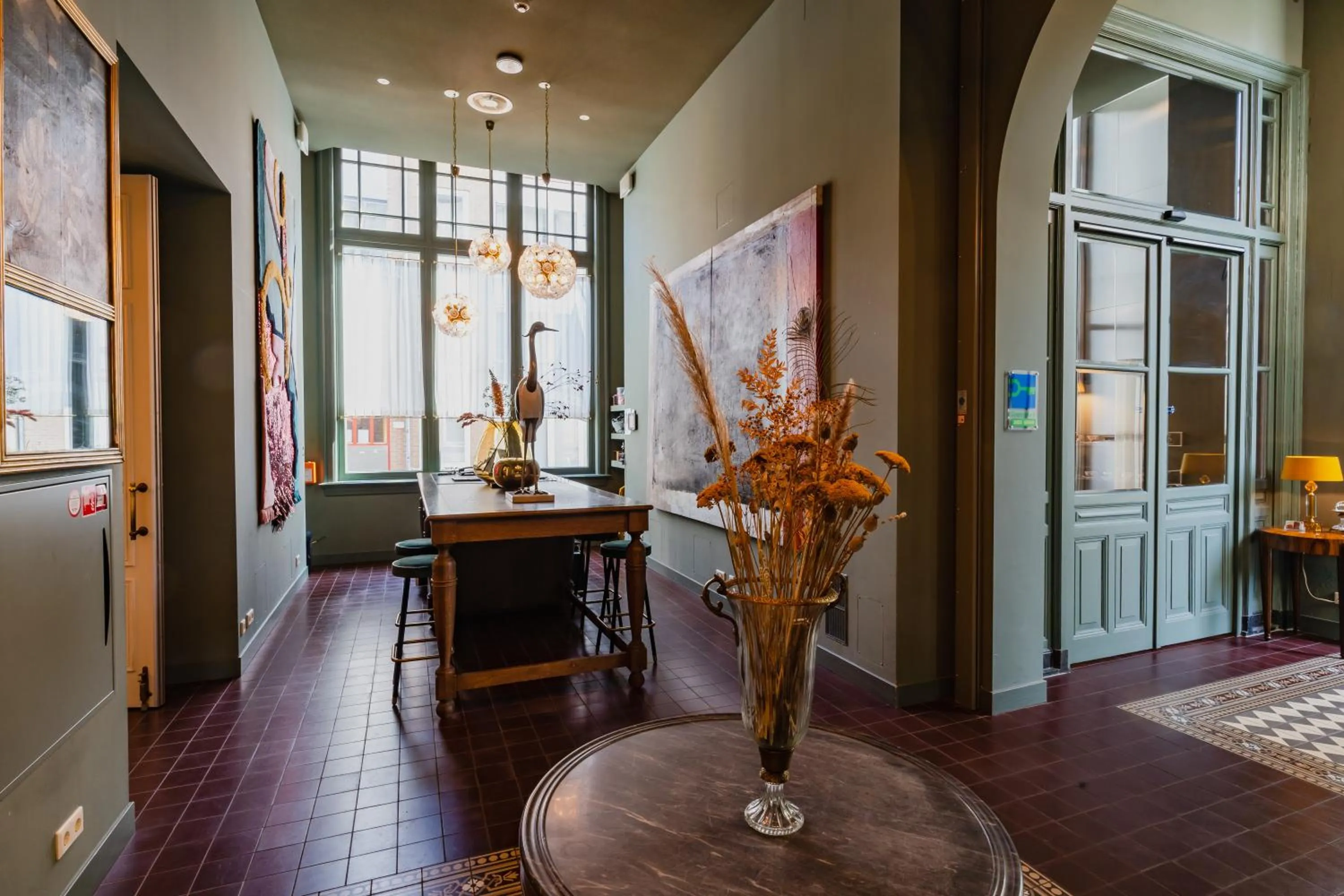 Lobby or reception in Hotel Mercier