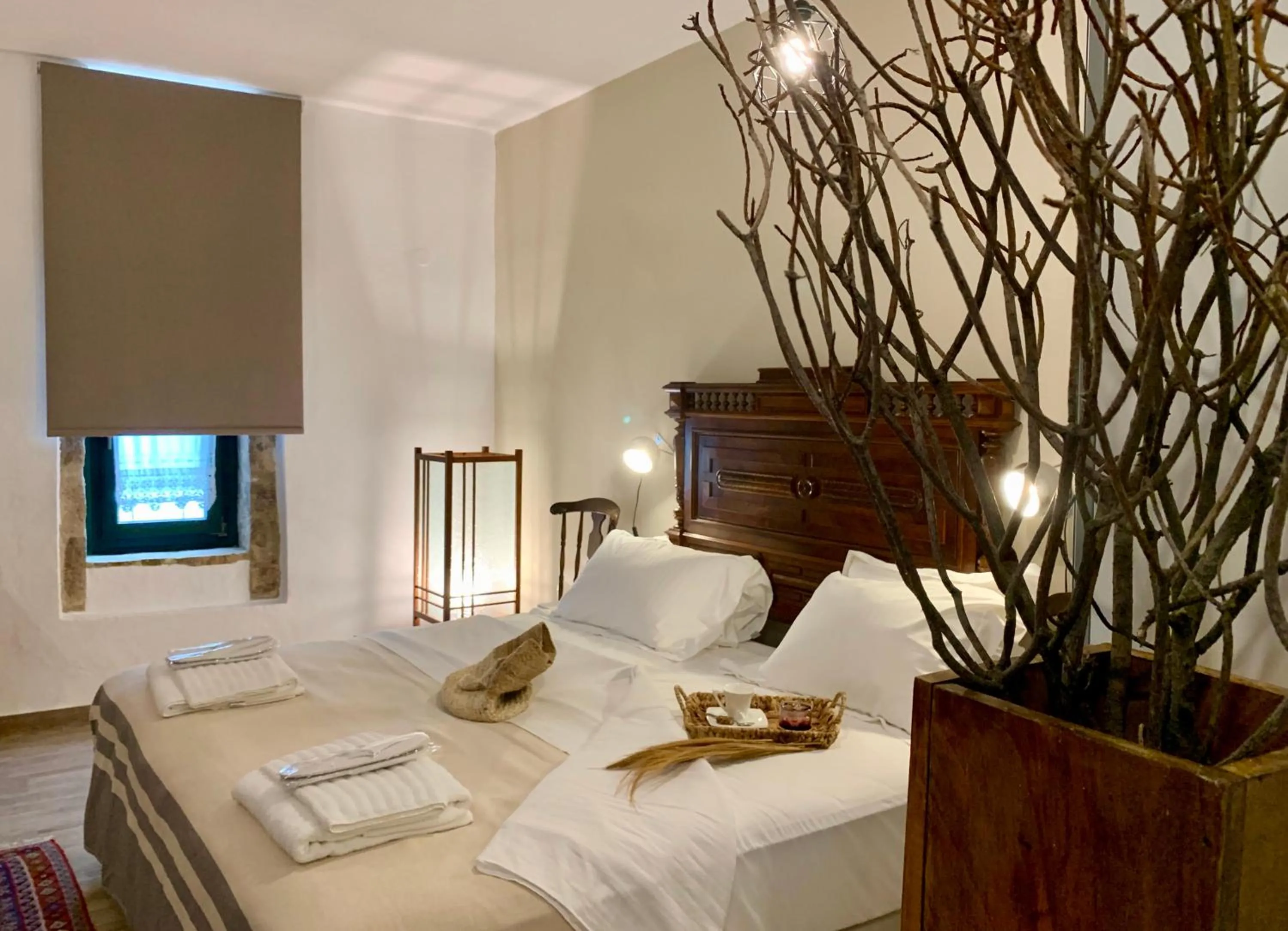 Bed in Villa Vager Mani Hotel