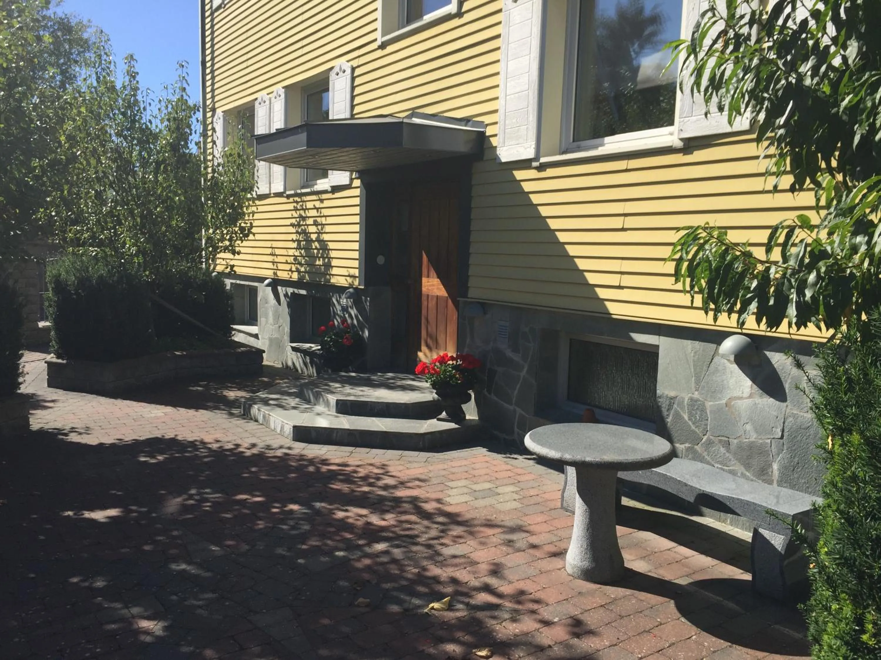 Patio in BoSmart Apartments