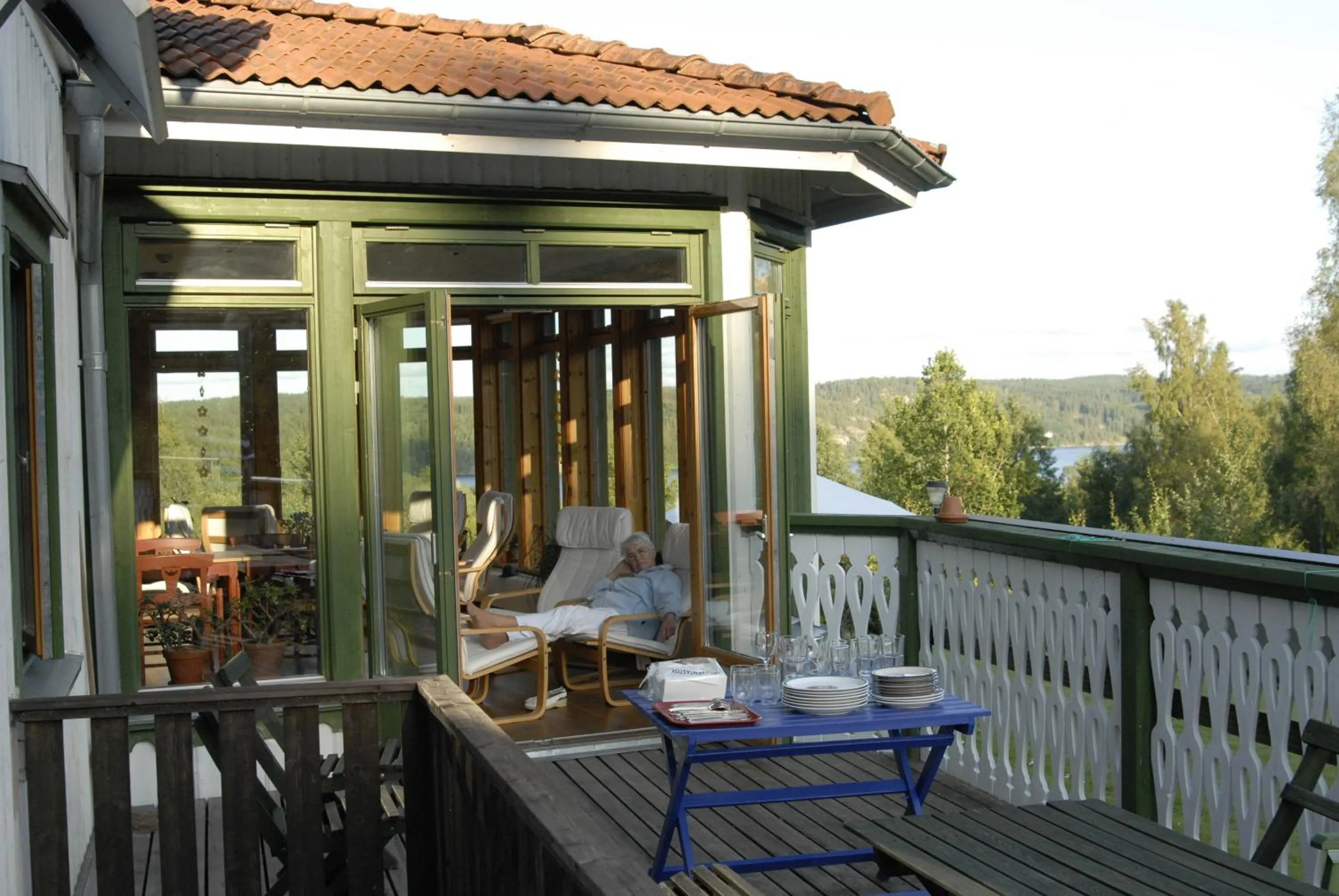 Balcony/Terrace in Tingvall B&B Eco-Lodge