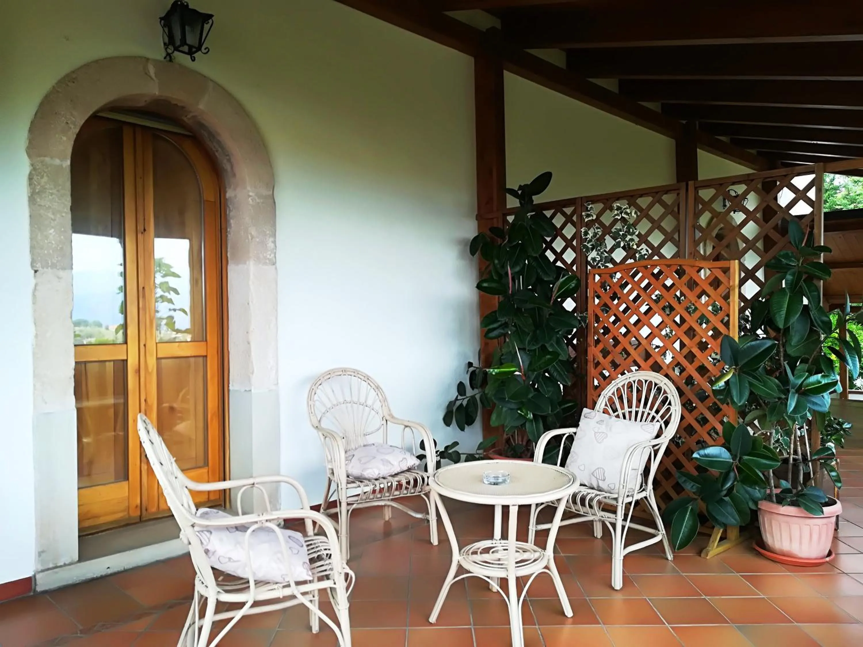 Balcony/Terrace in La dimora di Radha B&B Centro Olistico
