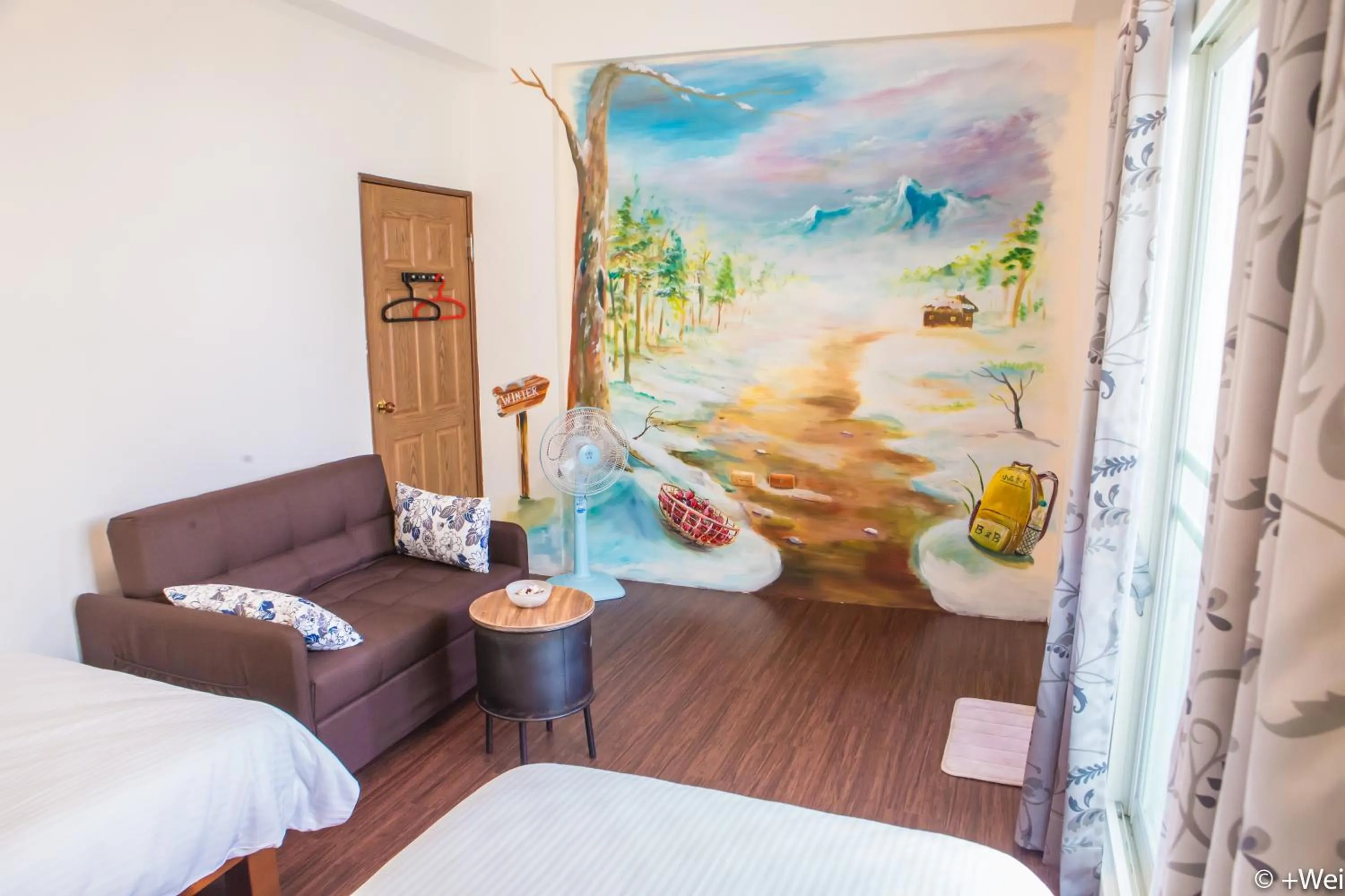 On site, Seating Area in Shining Forest Hostel