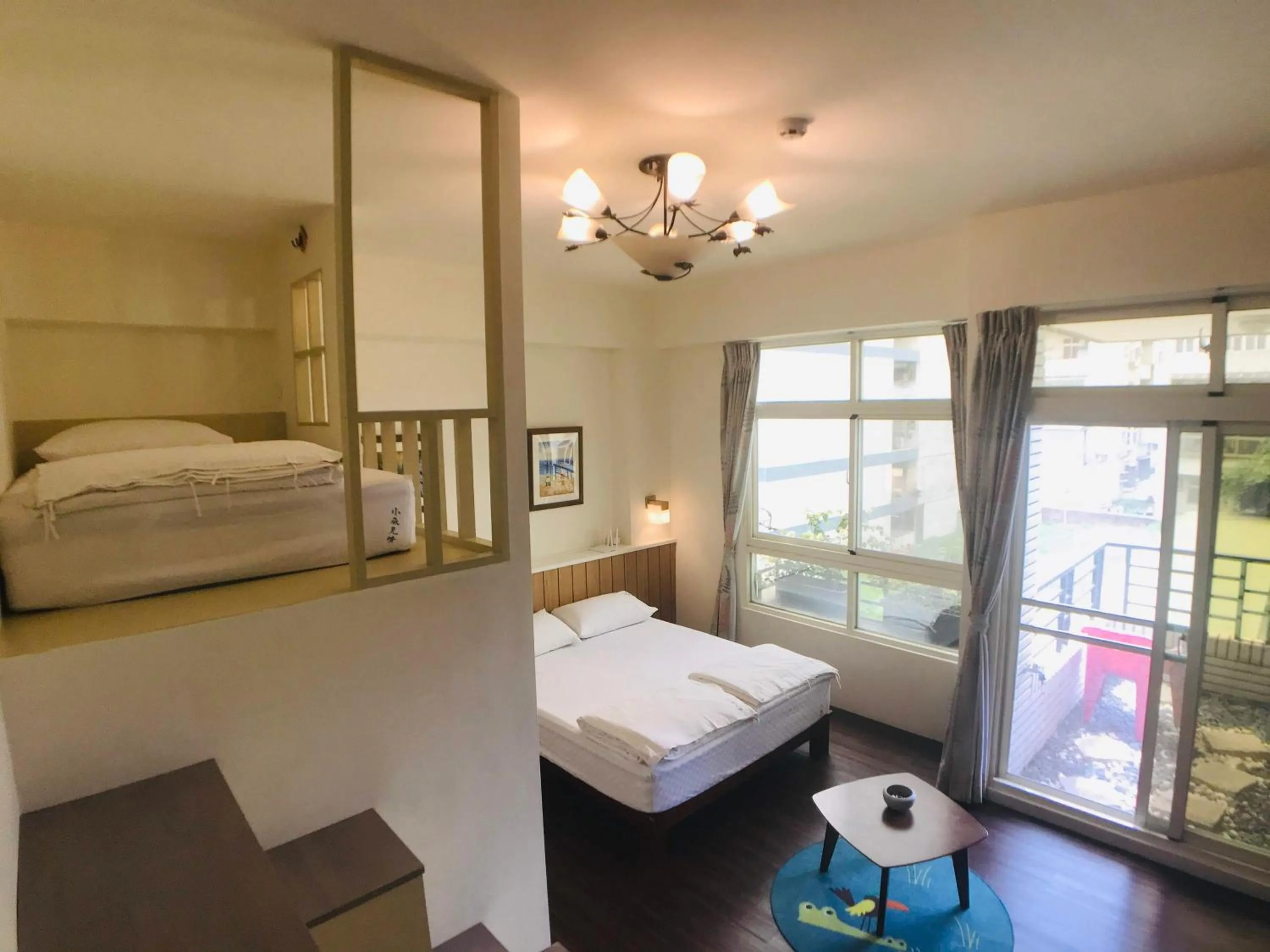 On site in Shining Forest Hostel