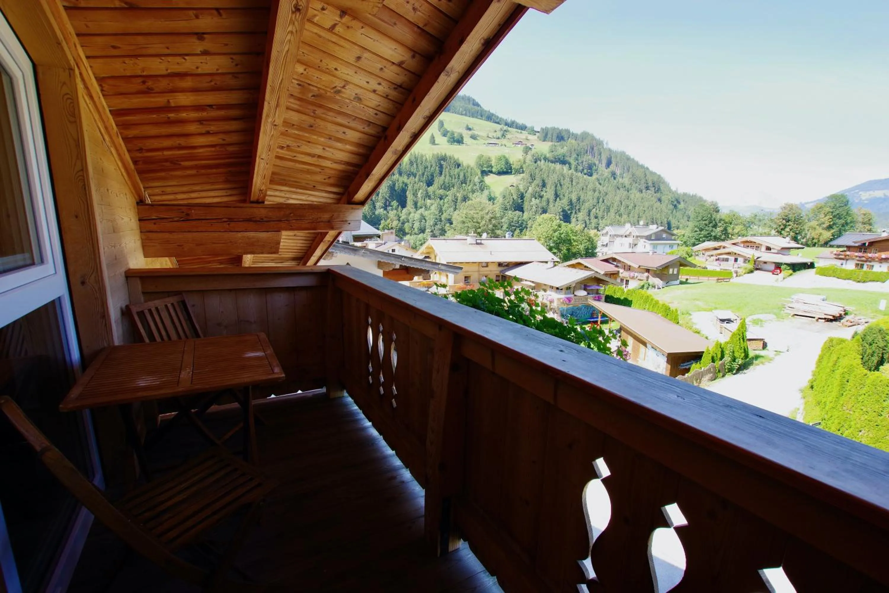 Balcony/Terrace in Hotel-Pension Heike