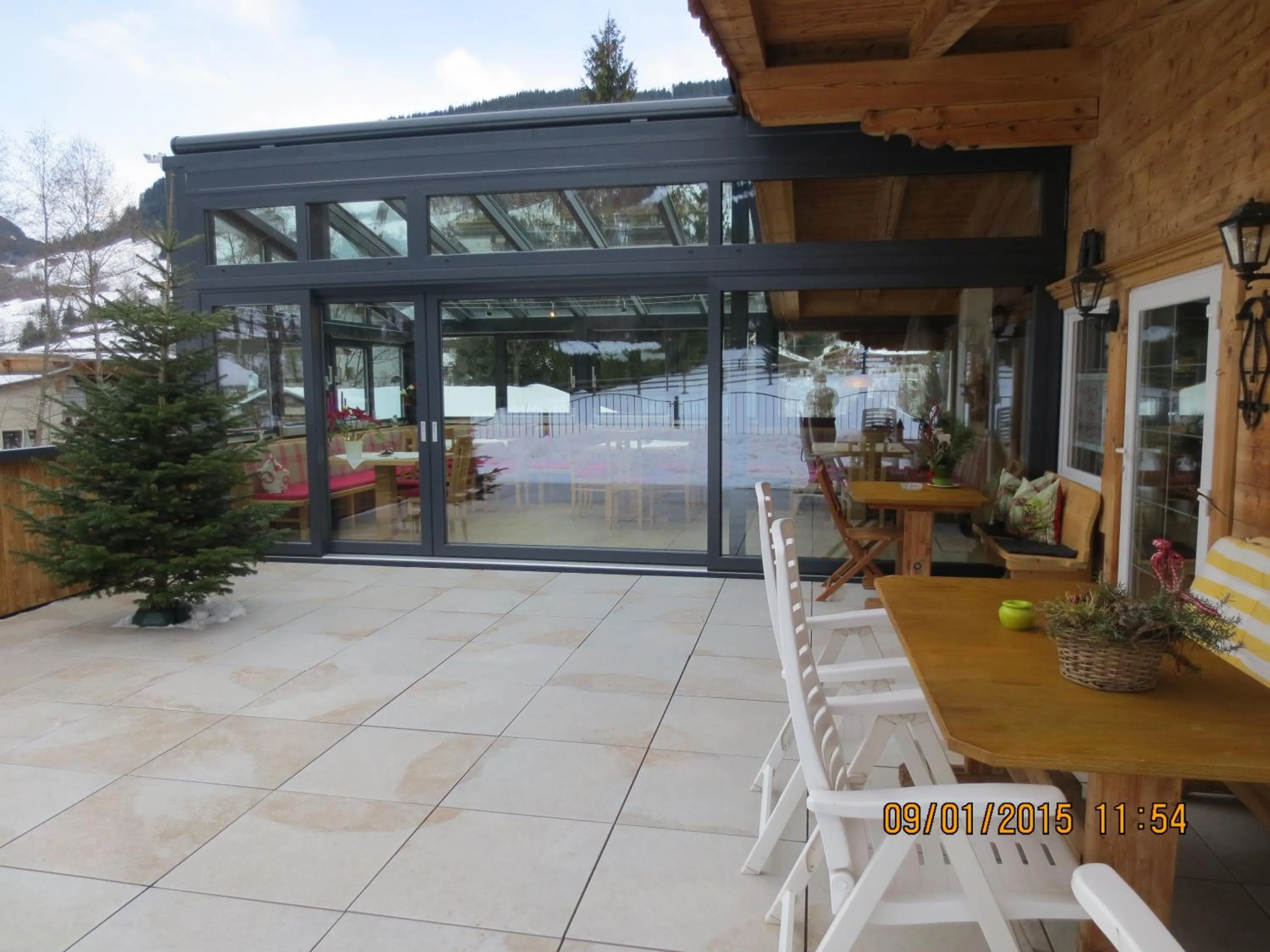 Balcony/Terrace in Hotel-Pension Heike