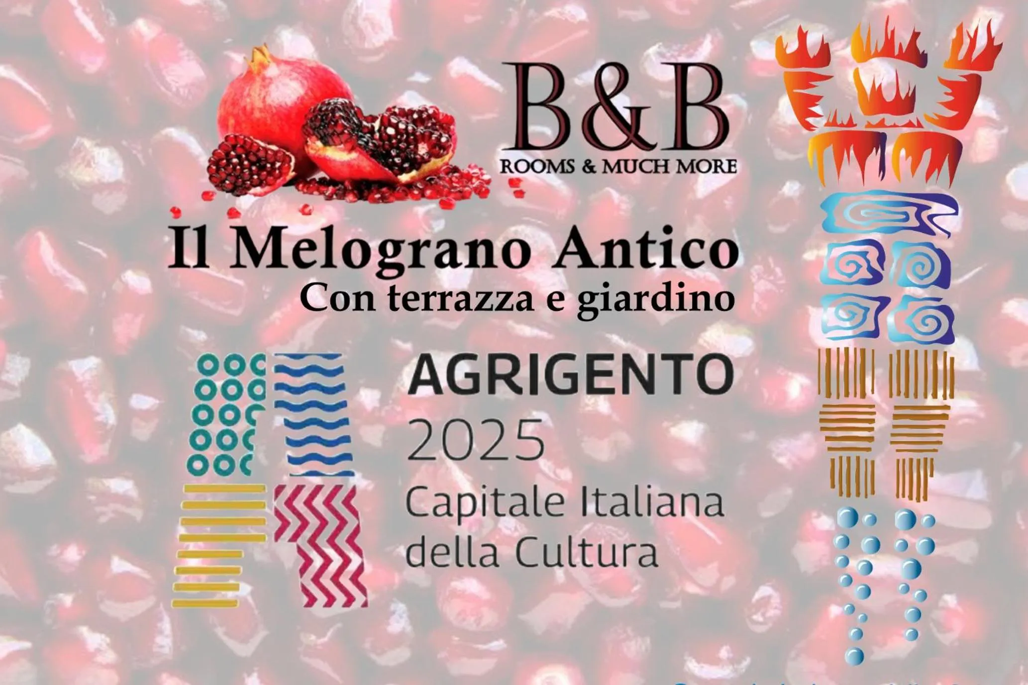 Property building in B&B Il Melograno Antico con Terrazza e Giardino