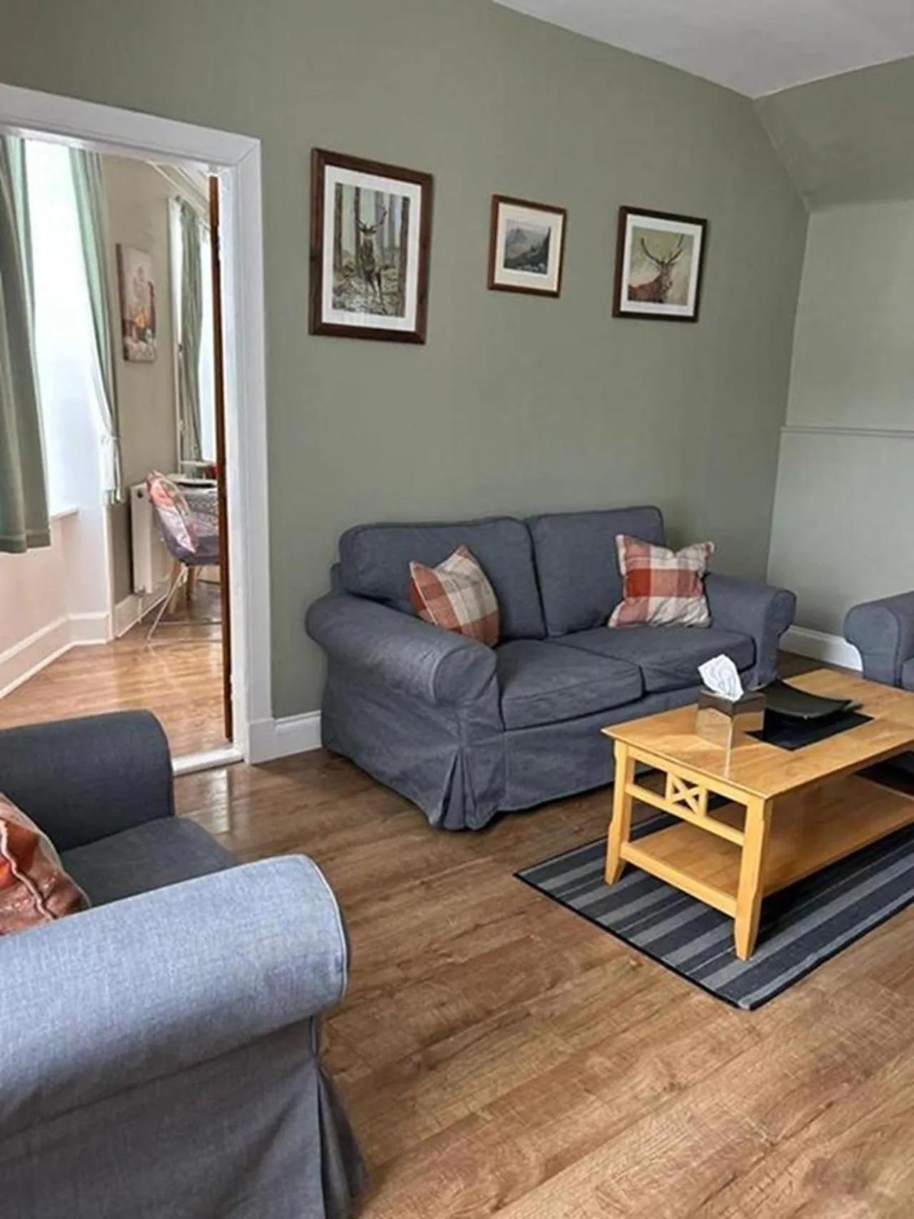 Living room in Bridge of Cally Hotel