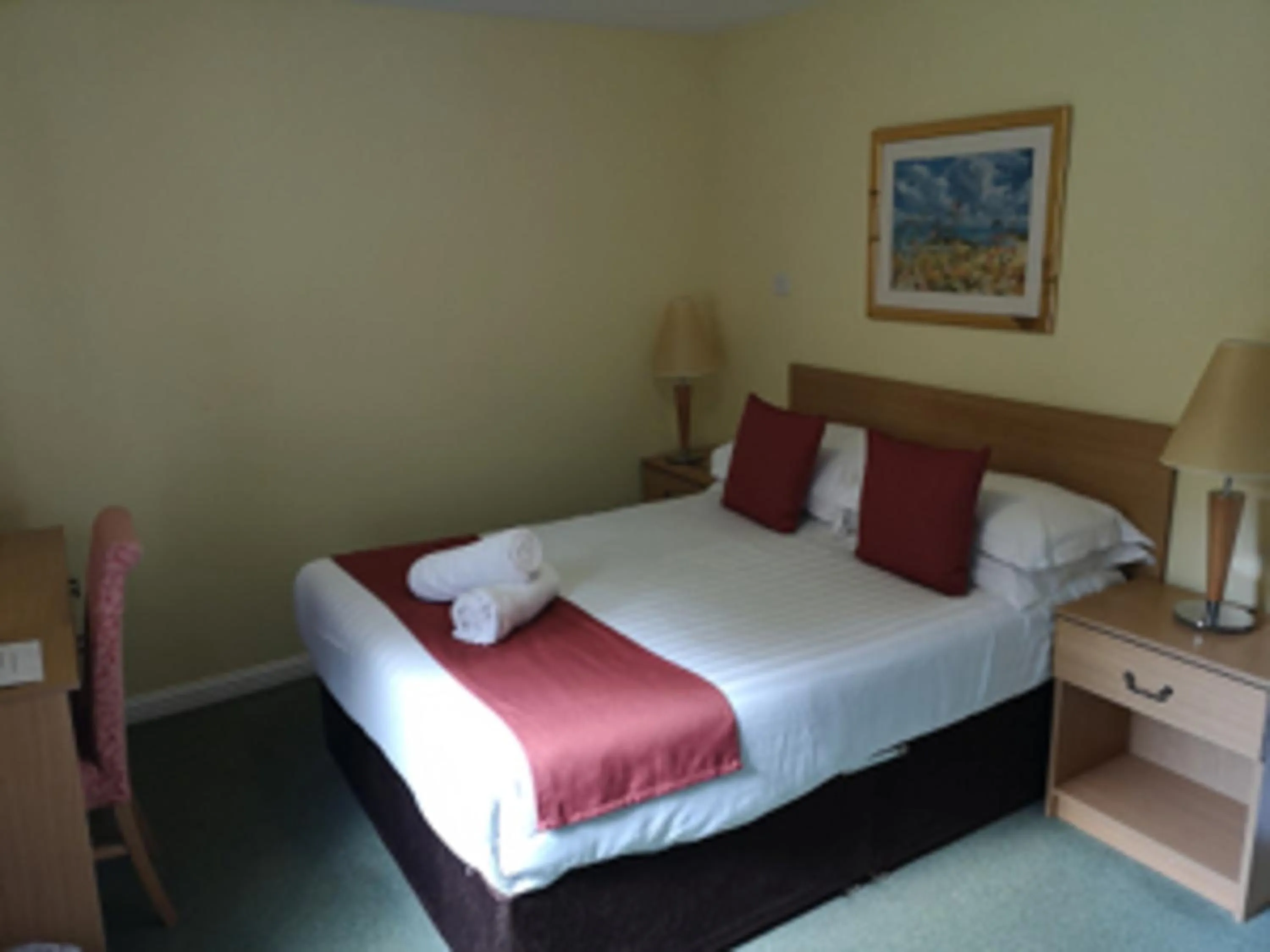 Bedroom, Bed in Bridge of Cally Hotel