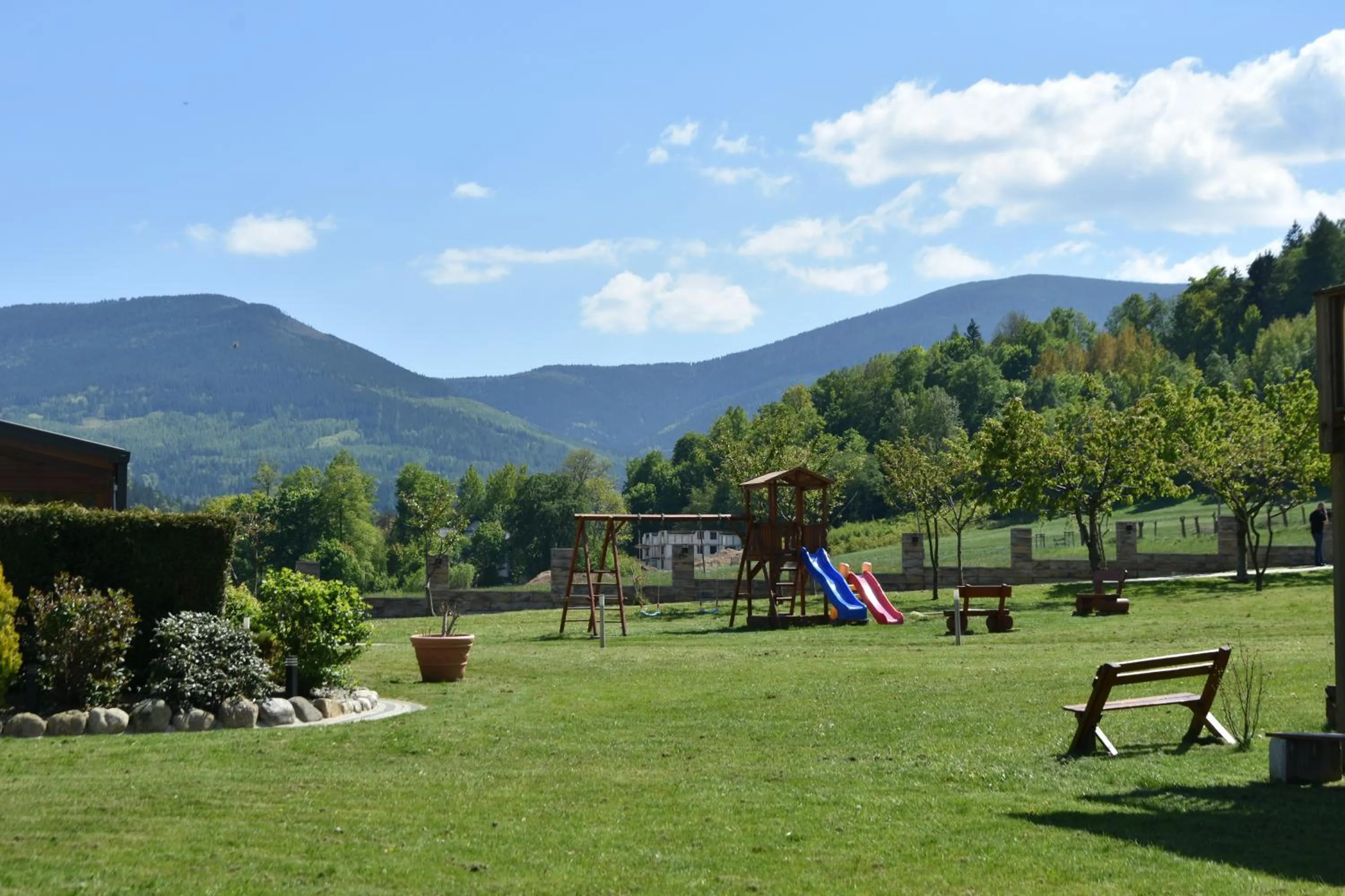 Garden view in Dom z Bali