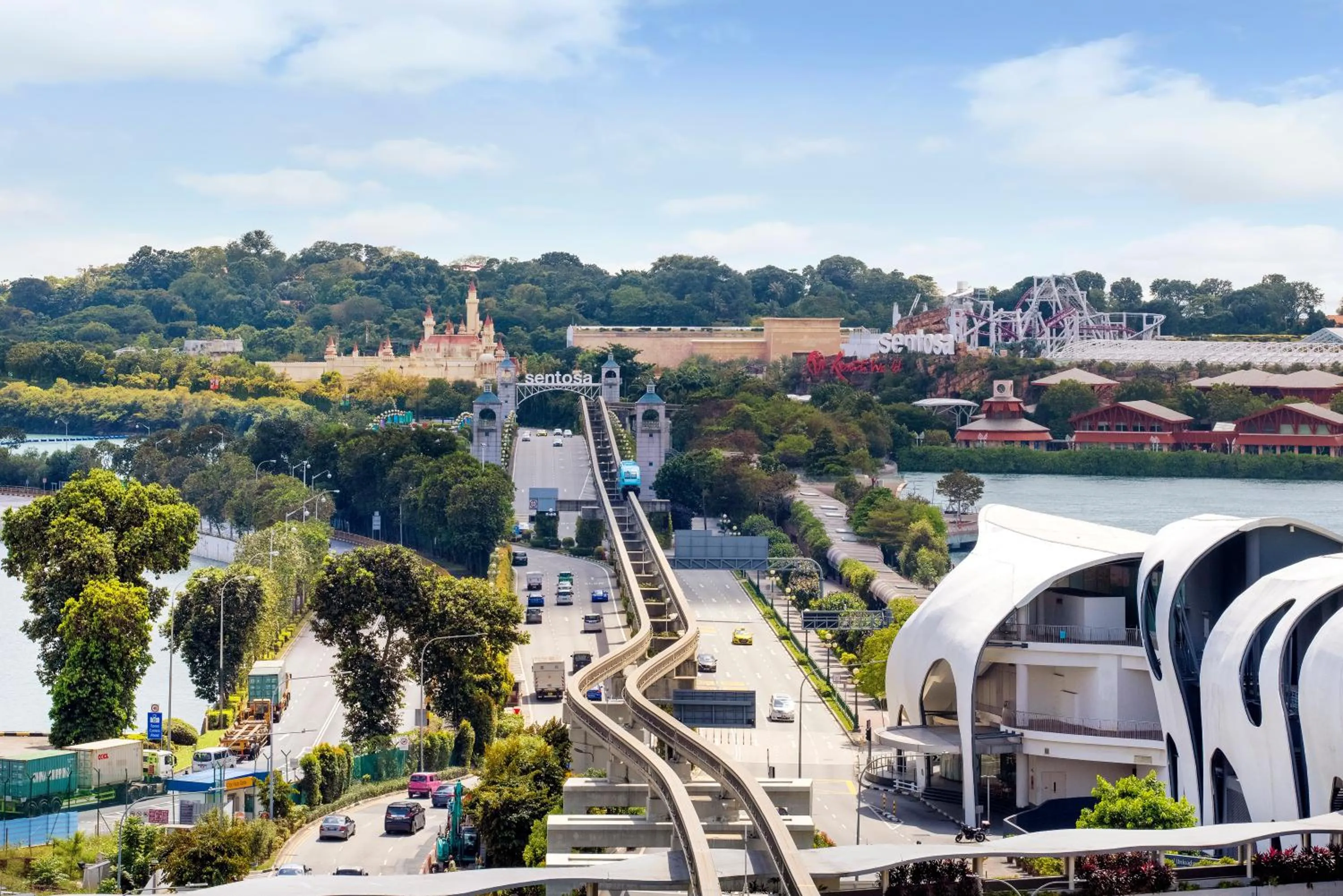 City view in Travelodge Harbourfront Singapore