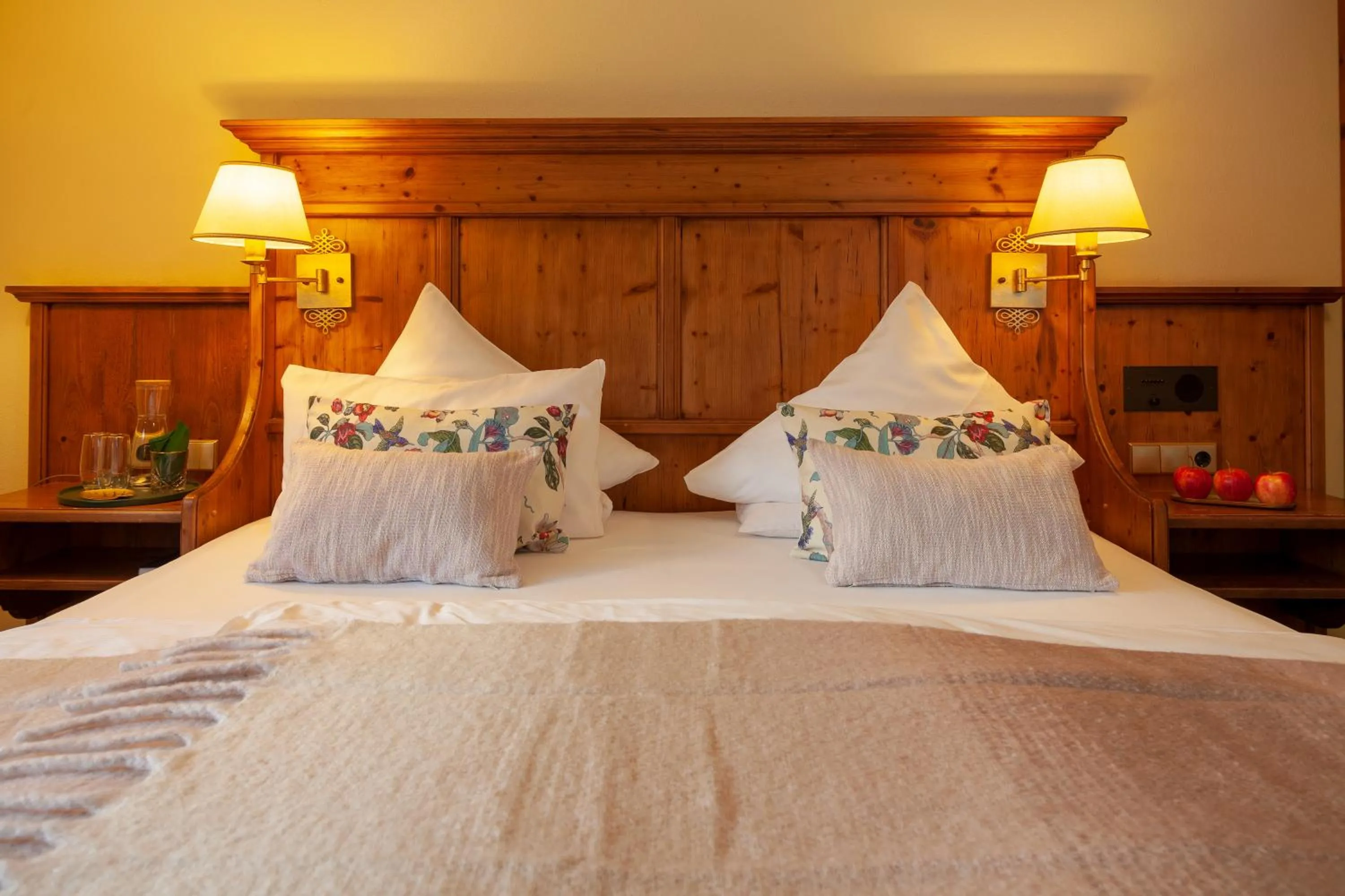 Bed in Hotel Sonnschein