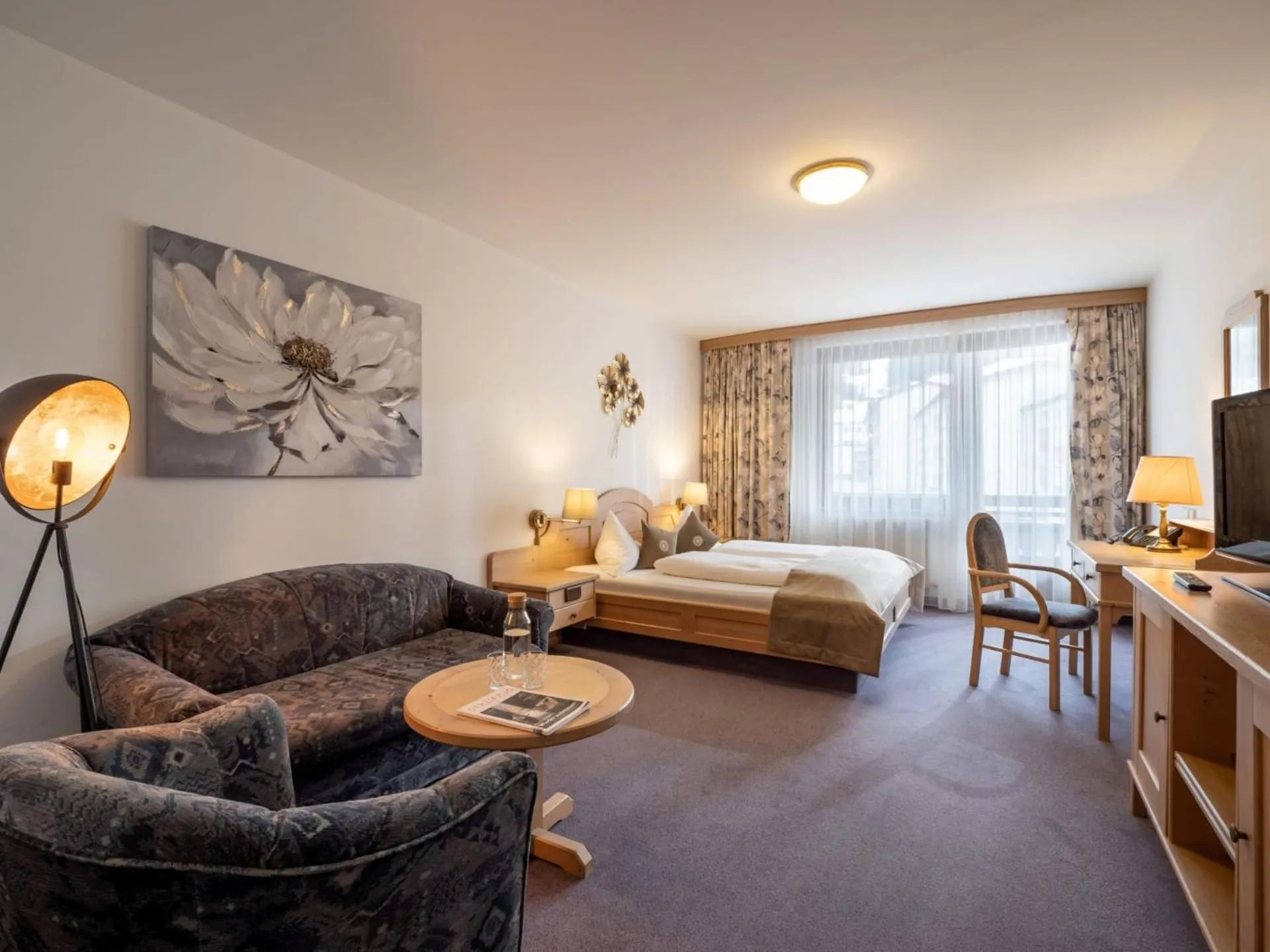 Bed in Hotel Sonnschein