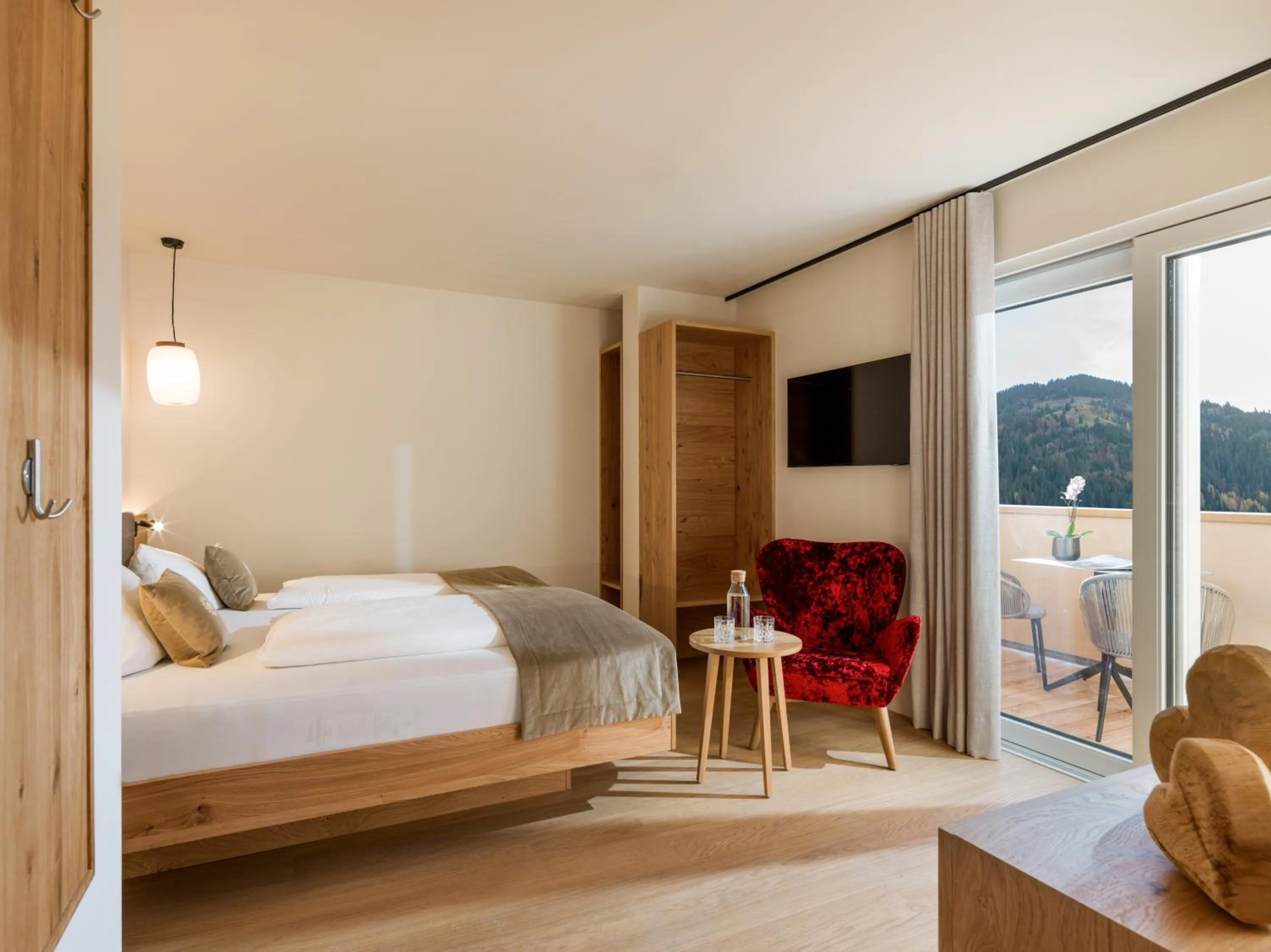 Bed in Hotel Sonnschein