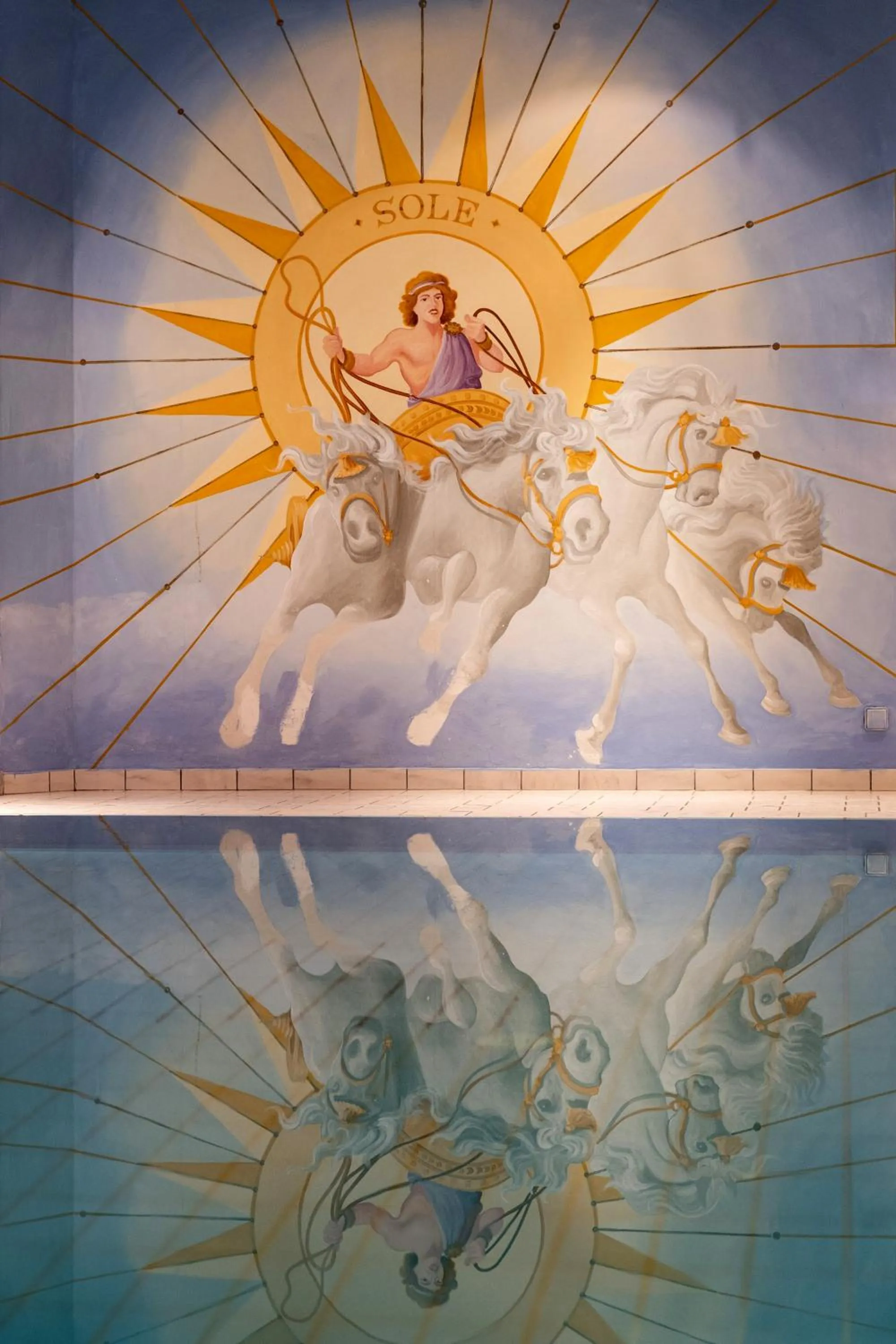 Swimming pool in Hotel Sonnschein