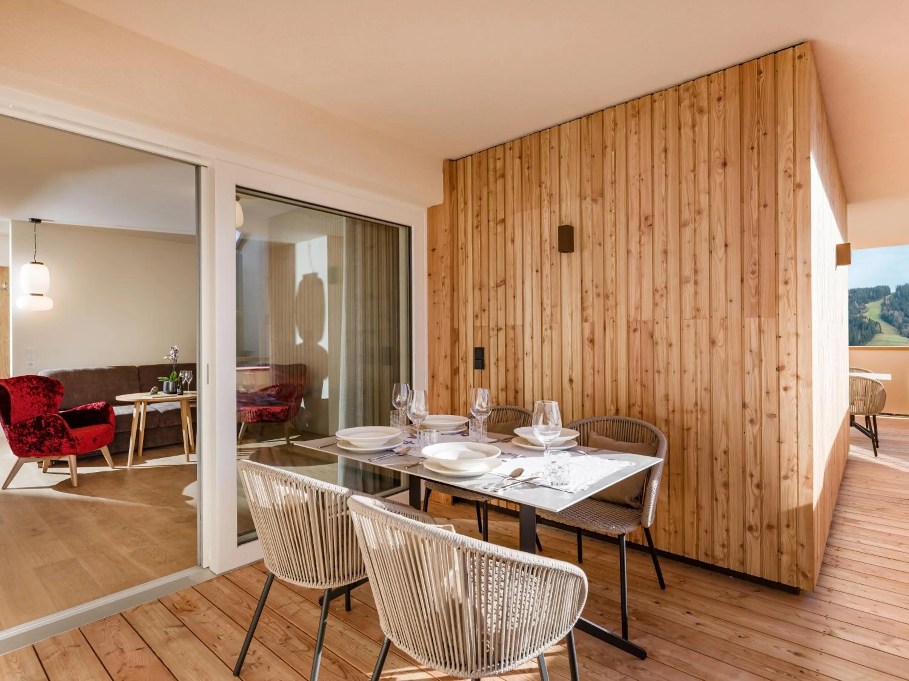 Balcony/Terrace in Hotel Sonnschein