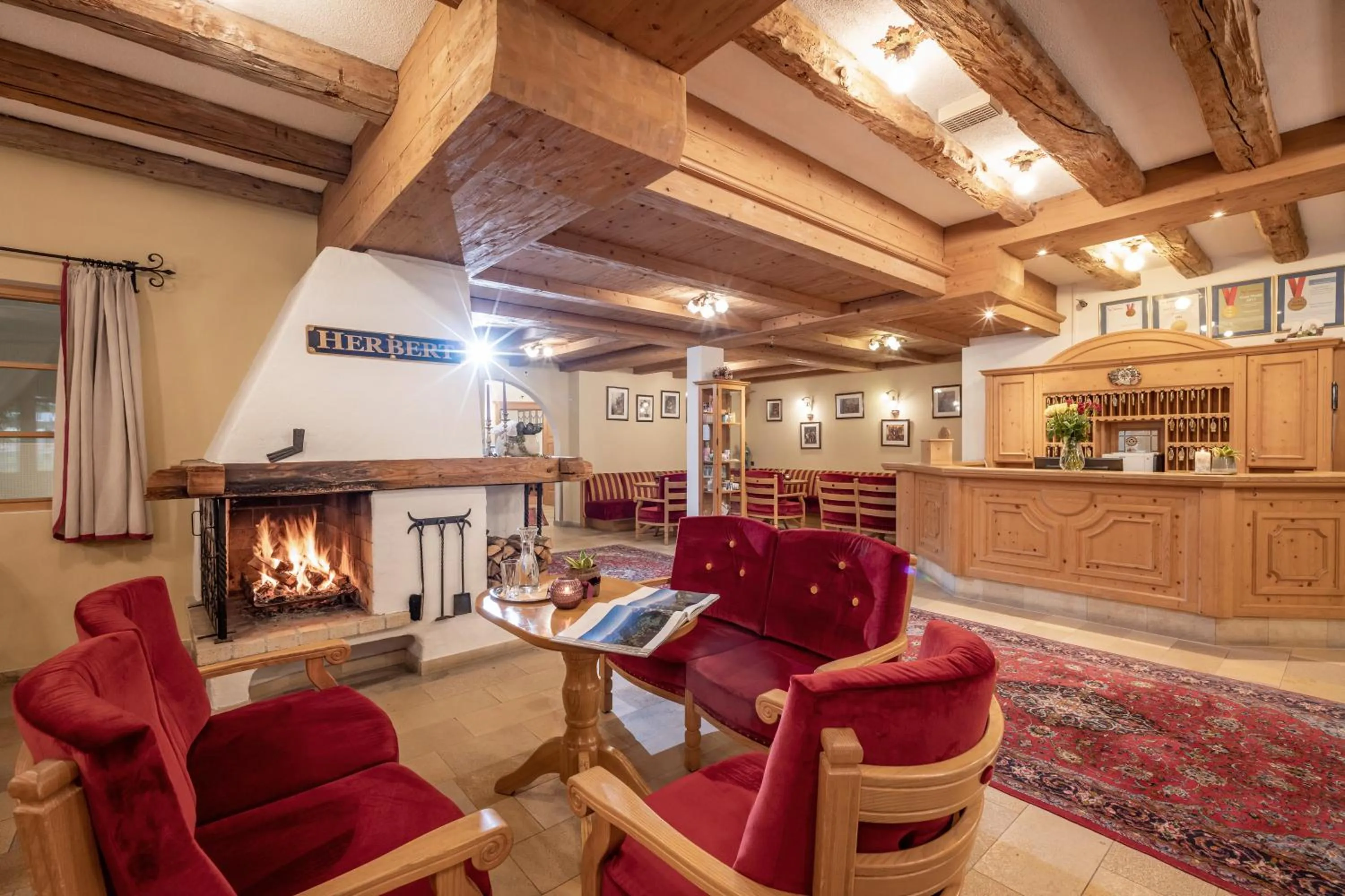 Lobby or reception in Hotel Sonnschein