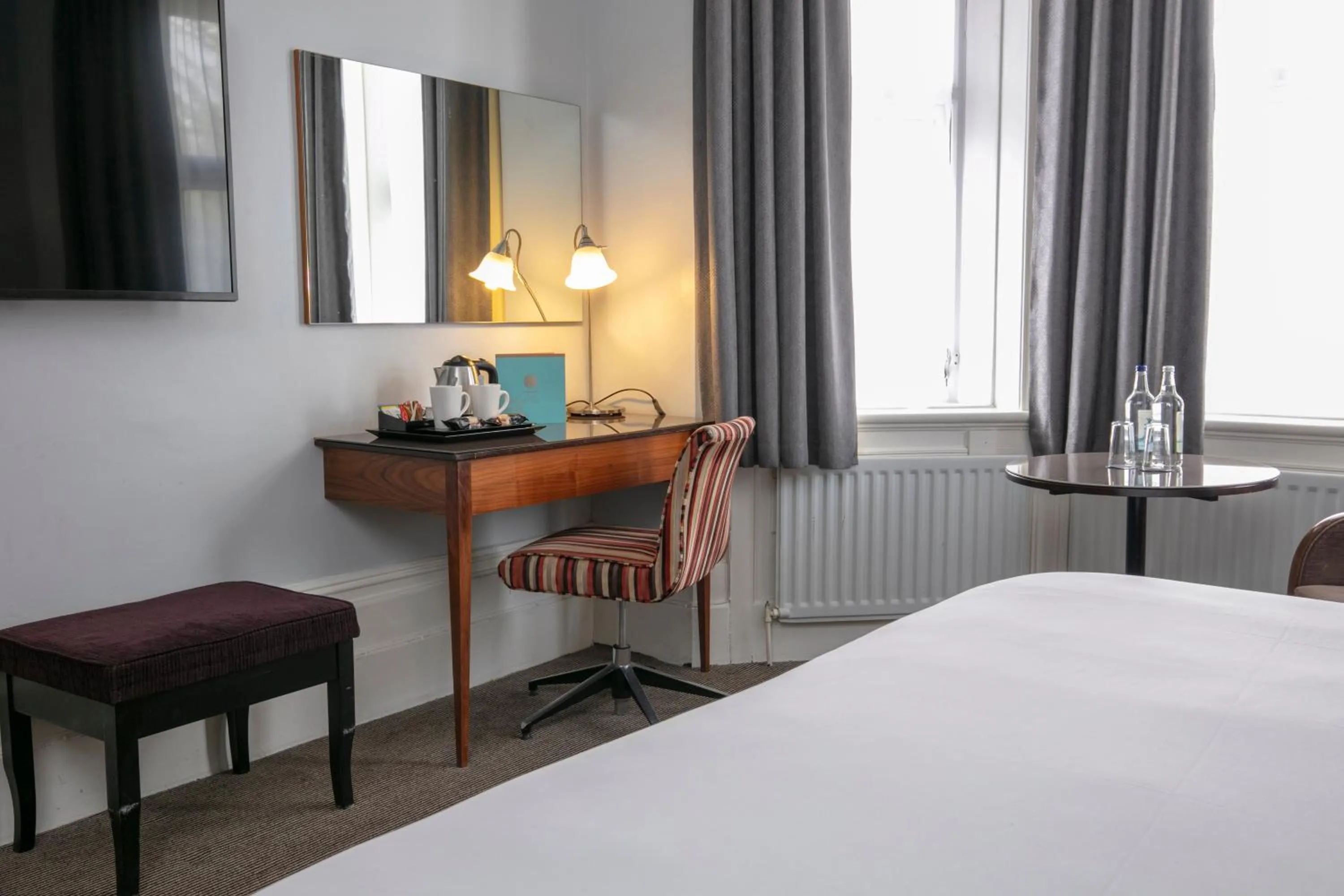 Bedroom, Bed in Bournemouth West Cliff Hotel & Spa