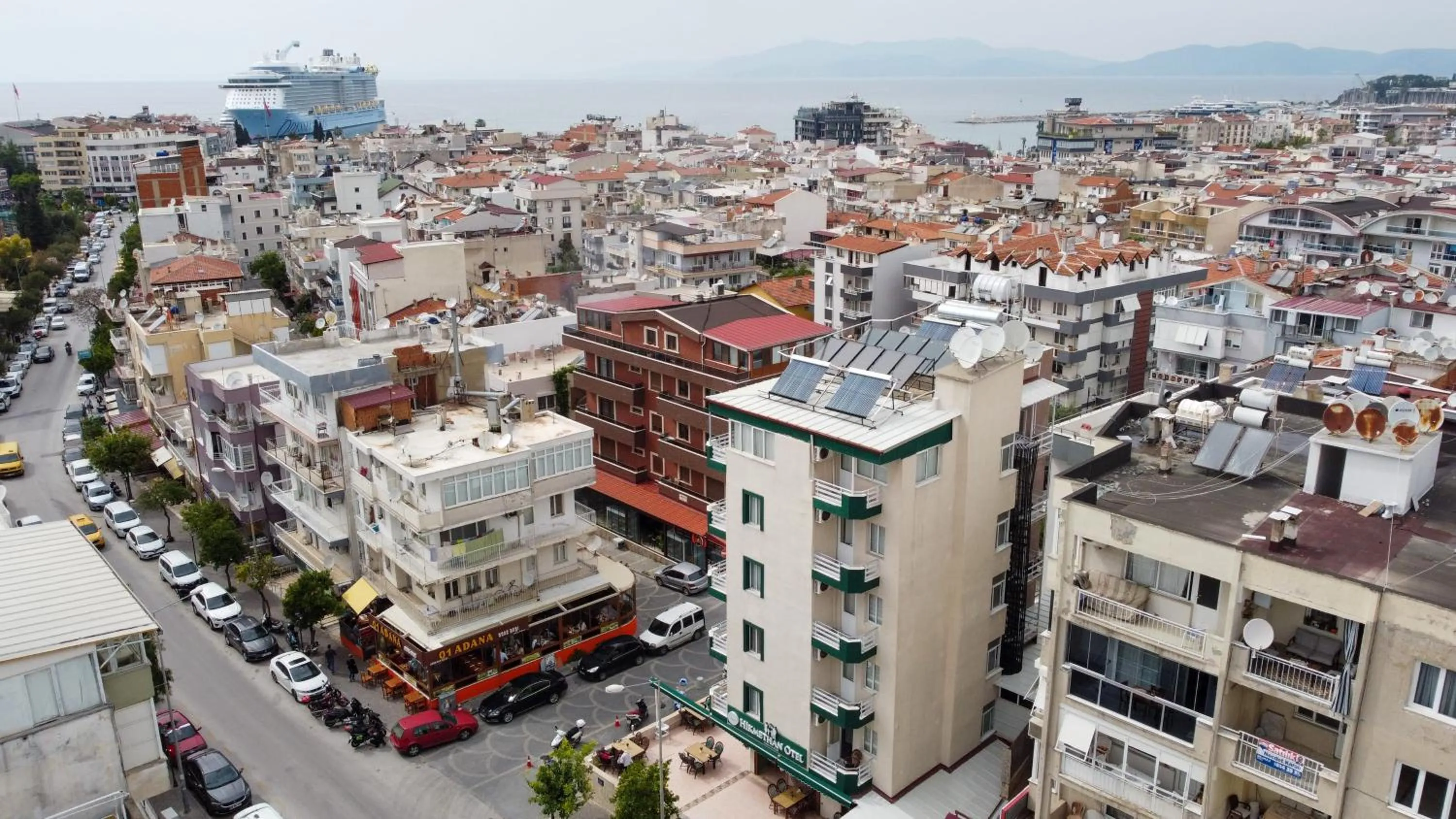 Bird's eye view in Hikmethan Otel