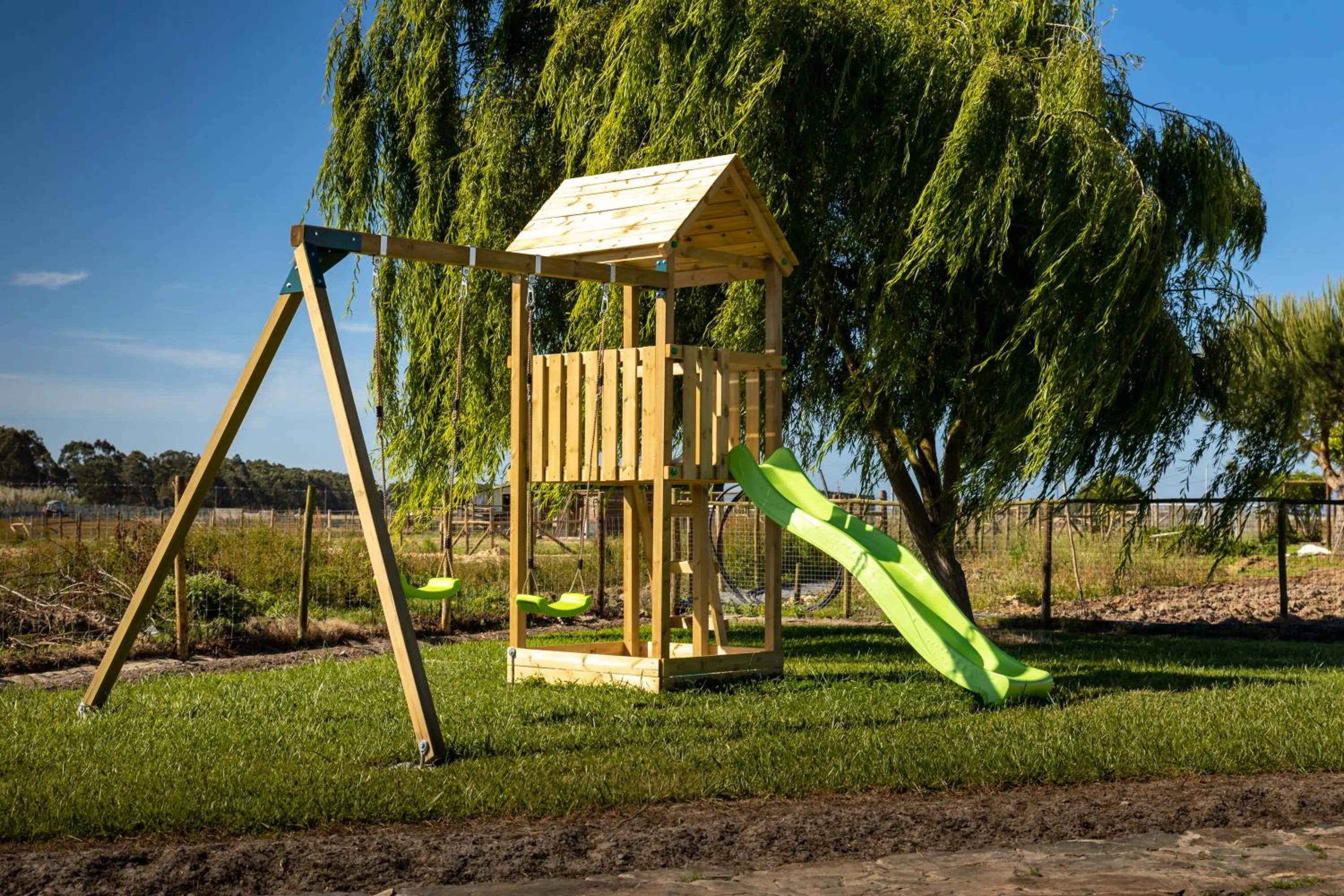 Children play ground in Monte do Zeca