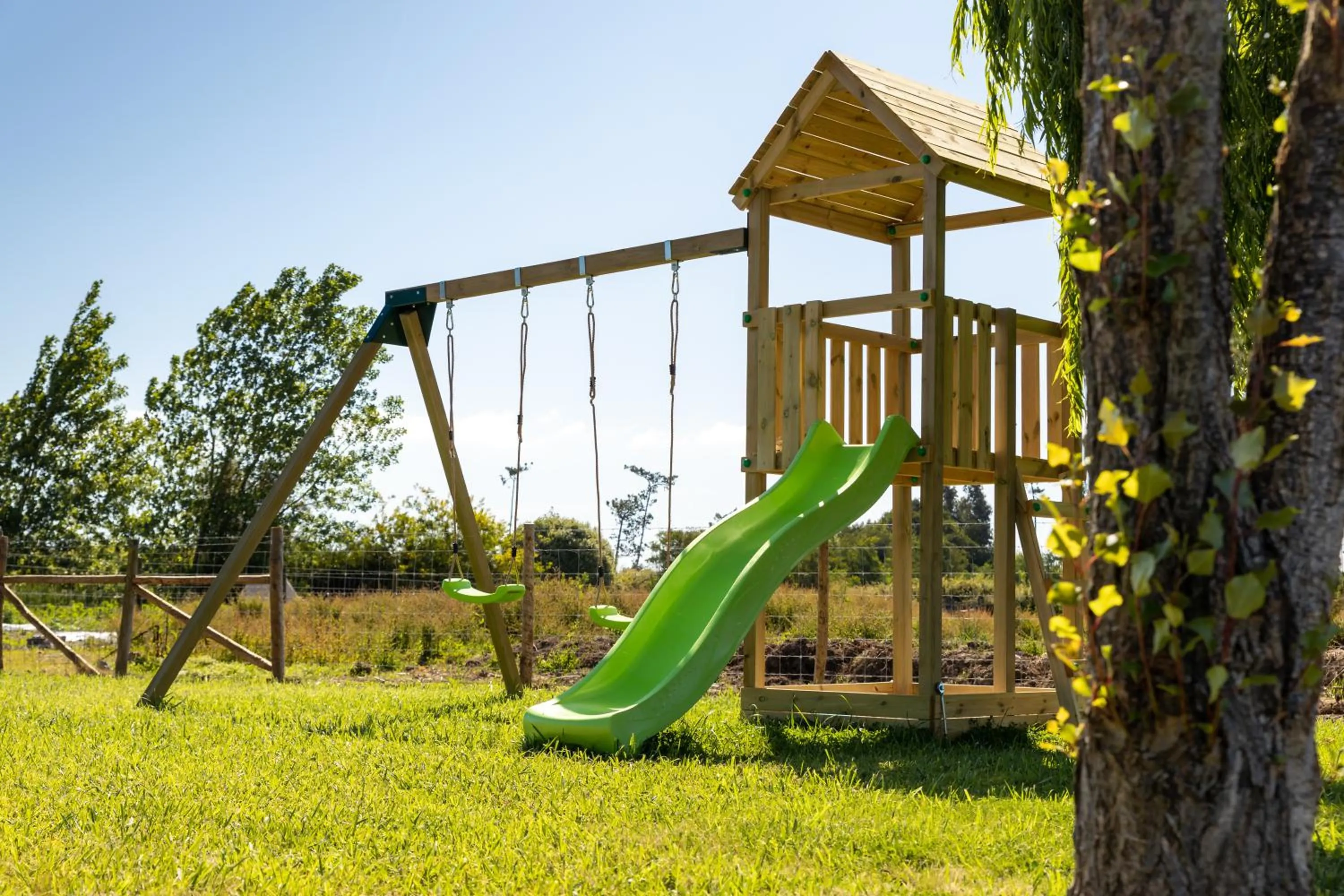 Children play ground in Monte do Zeca