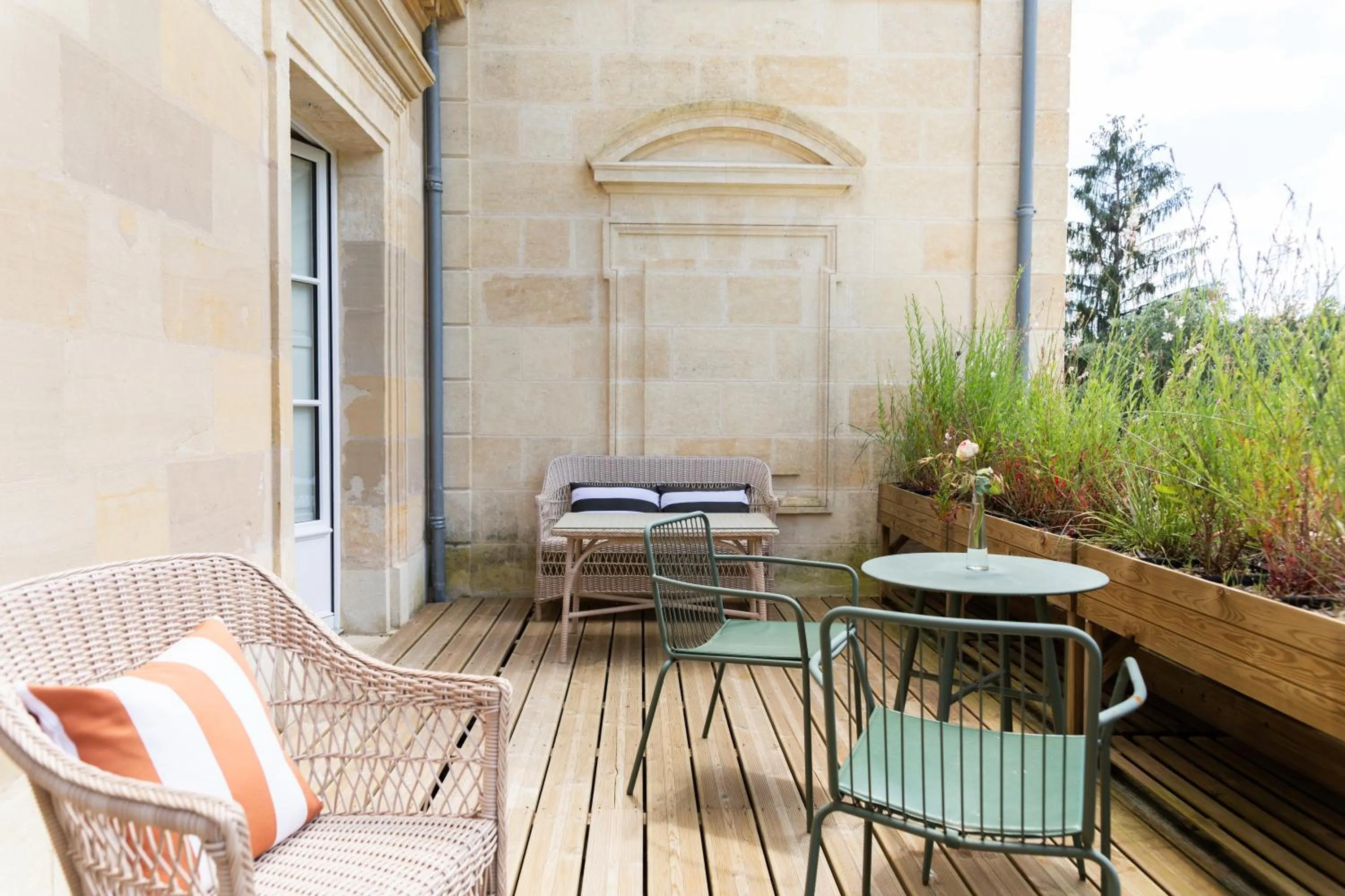 Patio in Château Léognan, Domaine viticole - proche Bordeaux