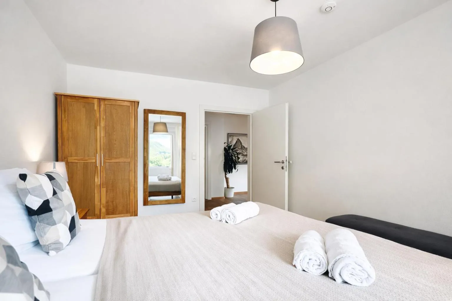 Bed in Apartment Frida by Da Alois