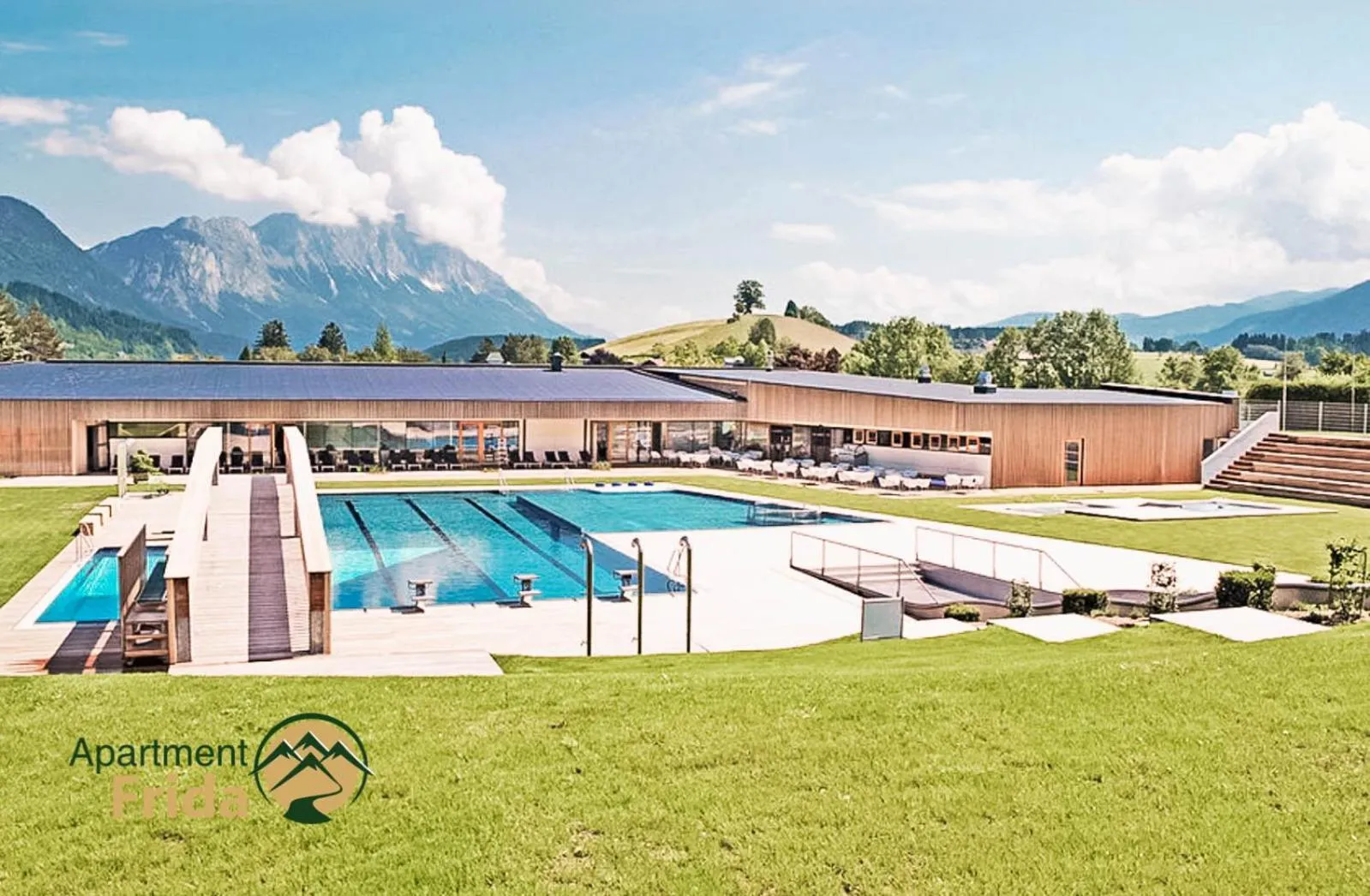 Swimming pool in Apartment Frida by Da Alois
