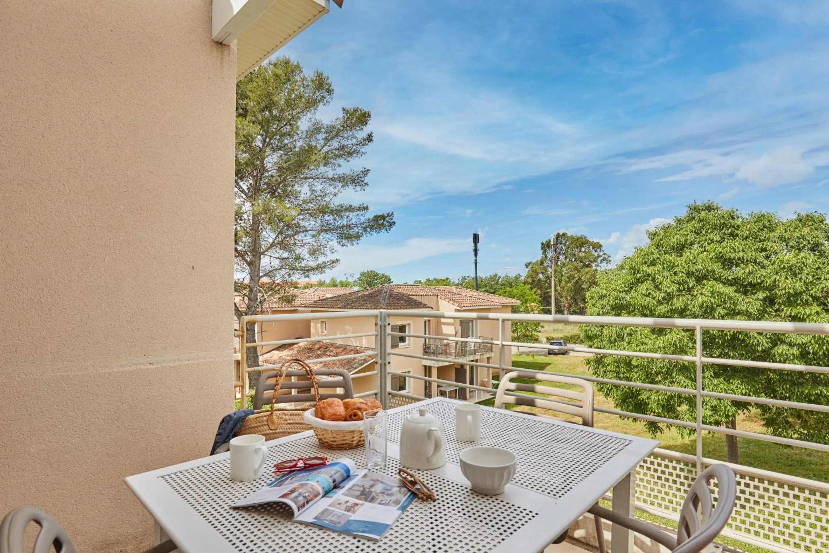 Balcony/Terrace in Résidence Odalys Les Océanides
