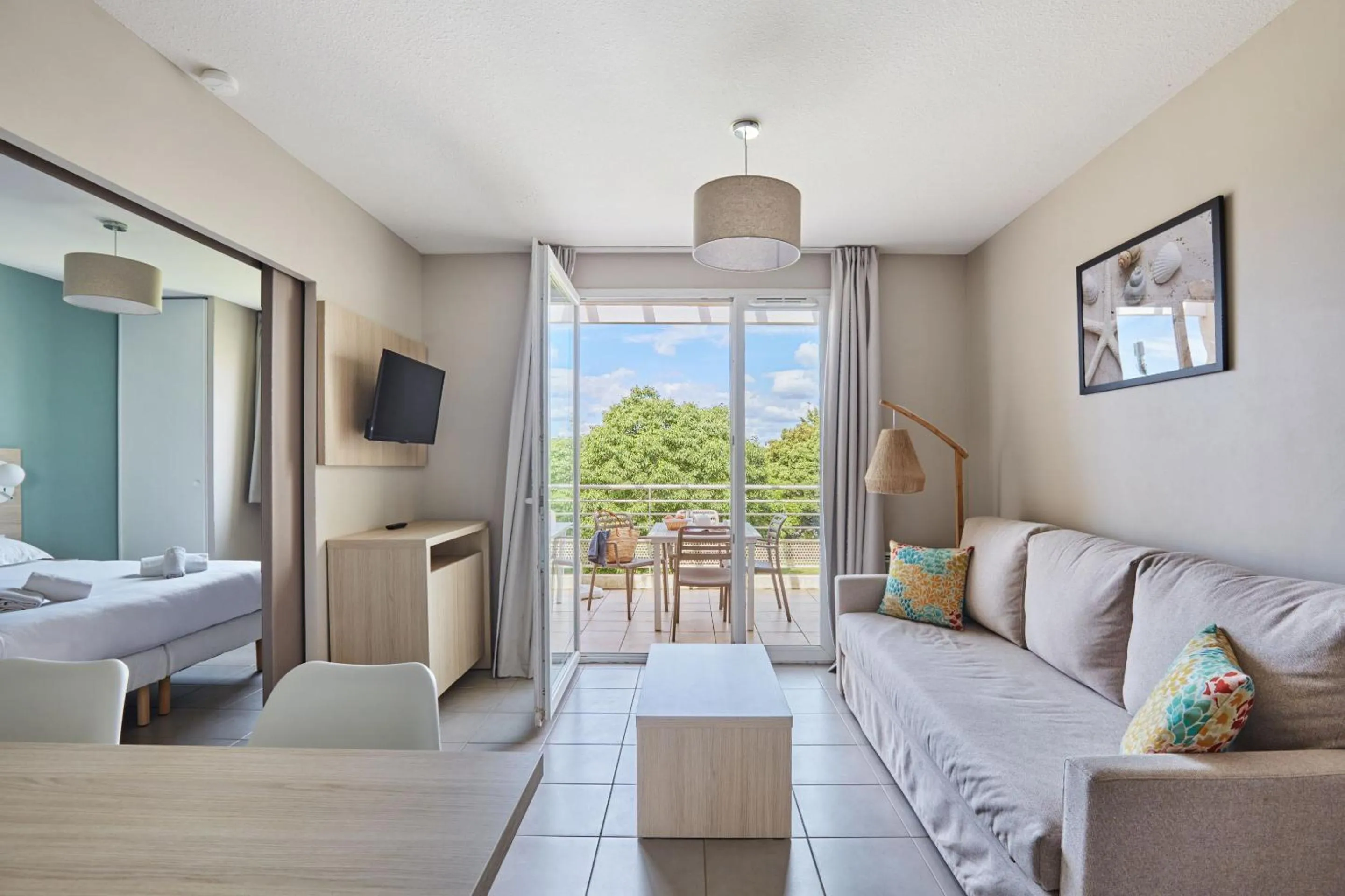 Seating area in Résidence Odalys Les Océanides