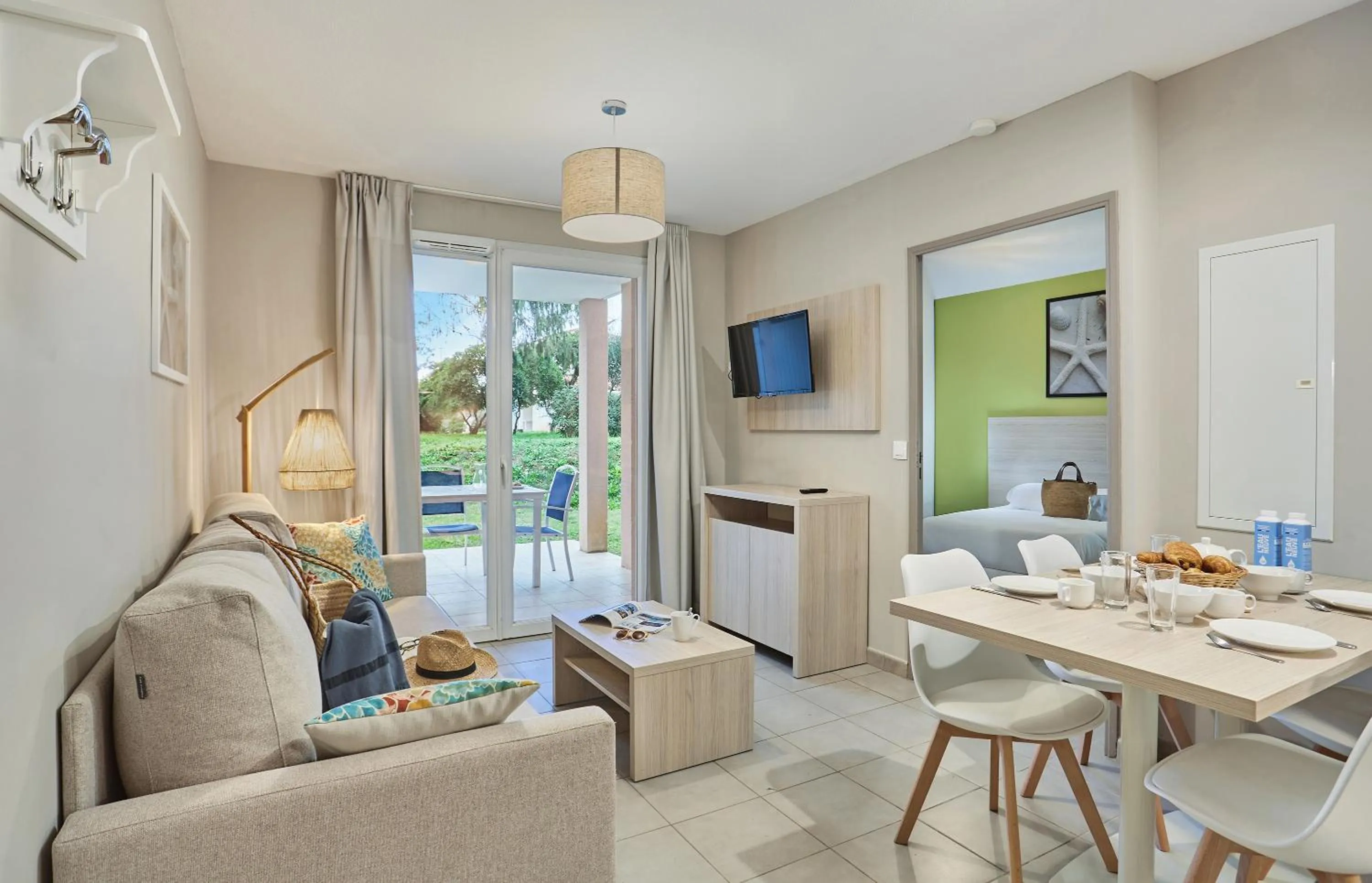 Seating area in Résidence Odalys Les Océanides