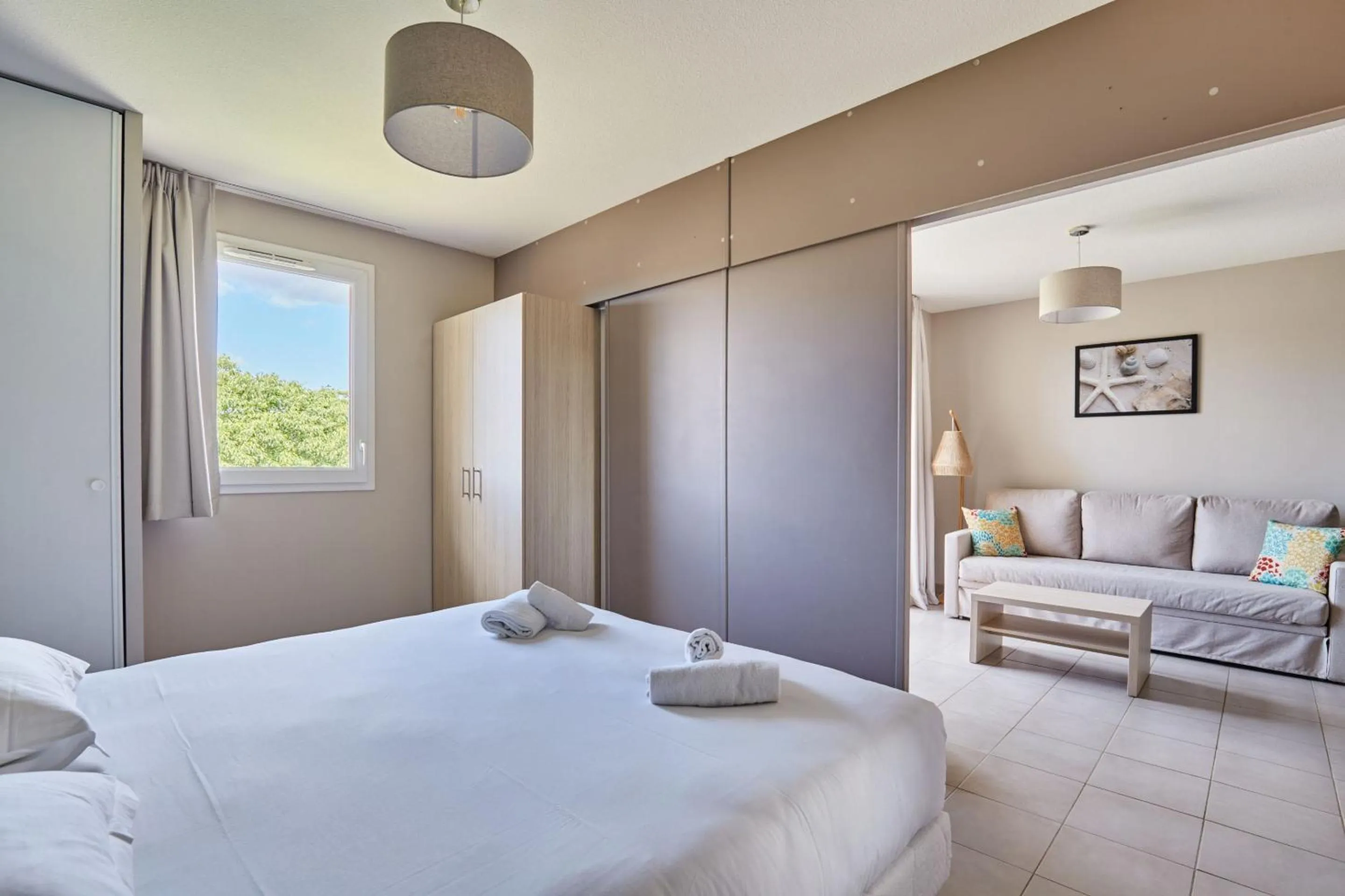 Bedroom, Bed in Résidence Odalys Les Océanides