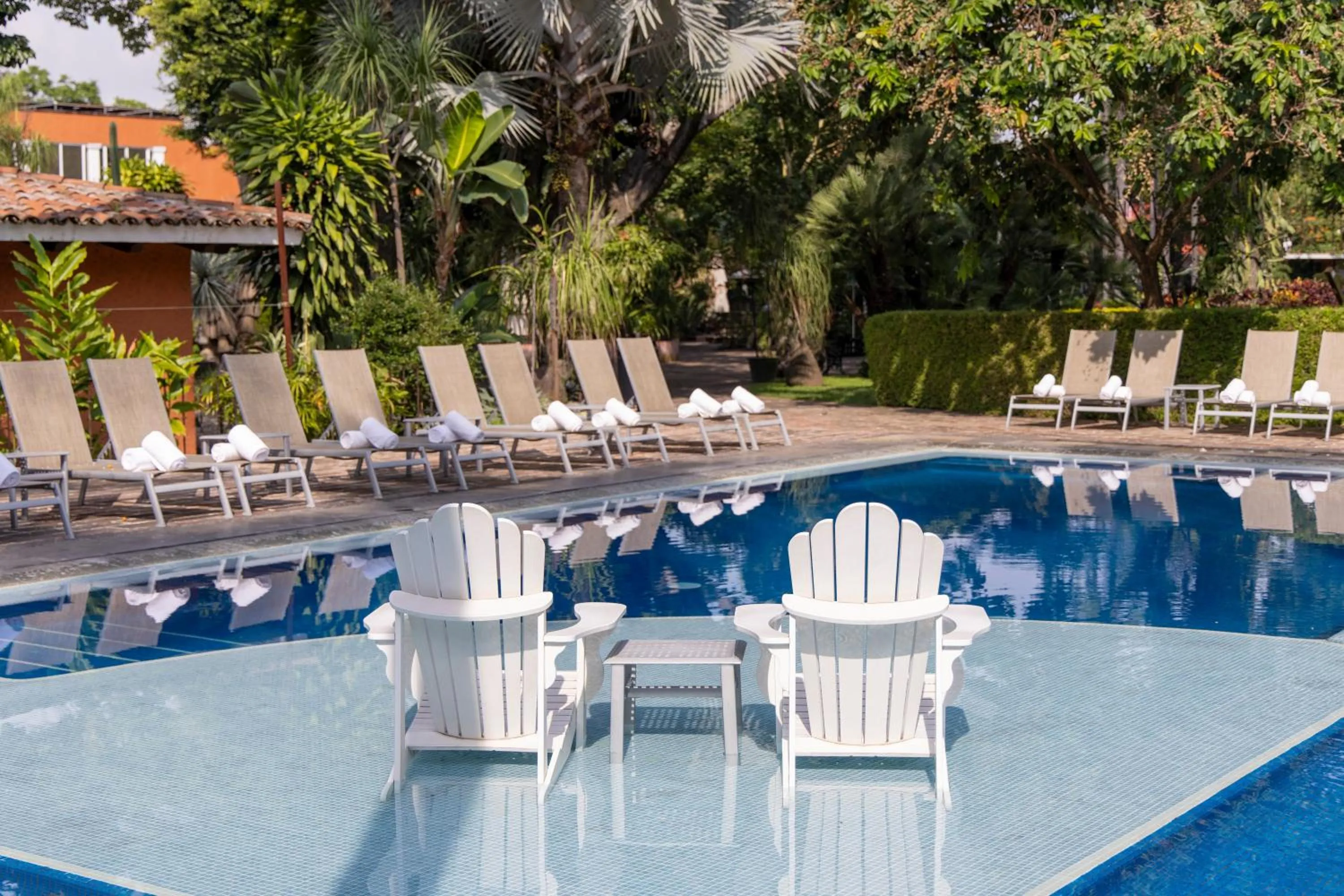 Pool view in Hosteria Las Quintas Hotel Restaurante Bar