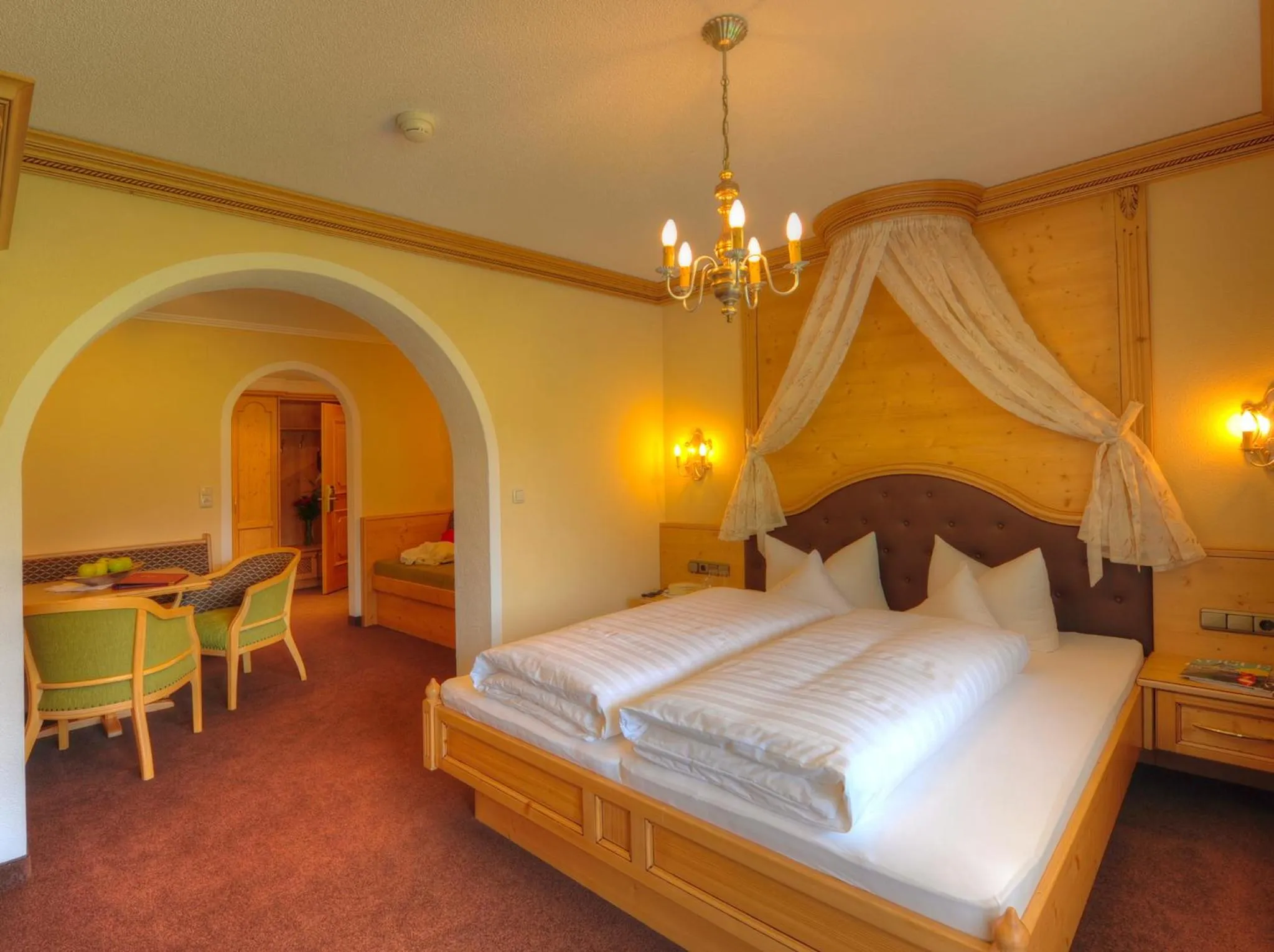 Bed in Hotel Verwall