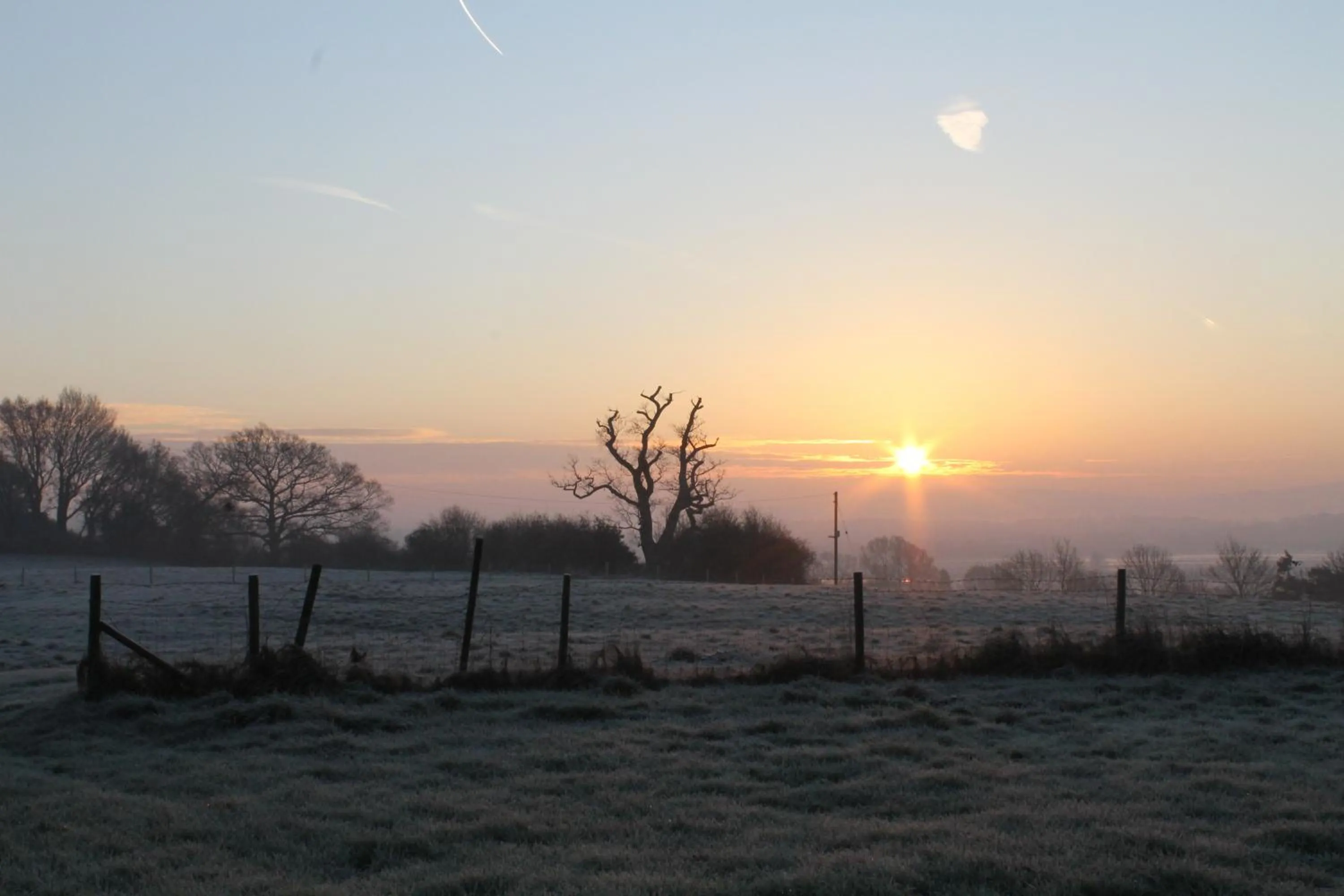 Sunset in Chequers Hotel
