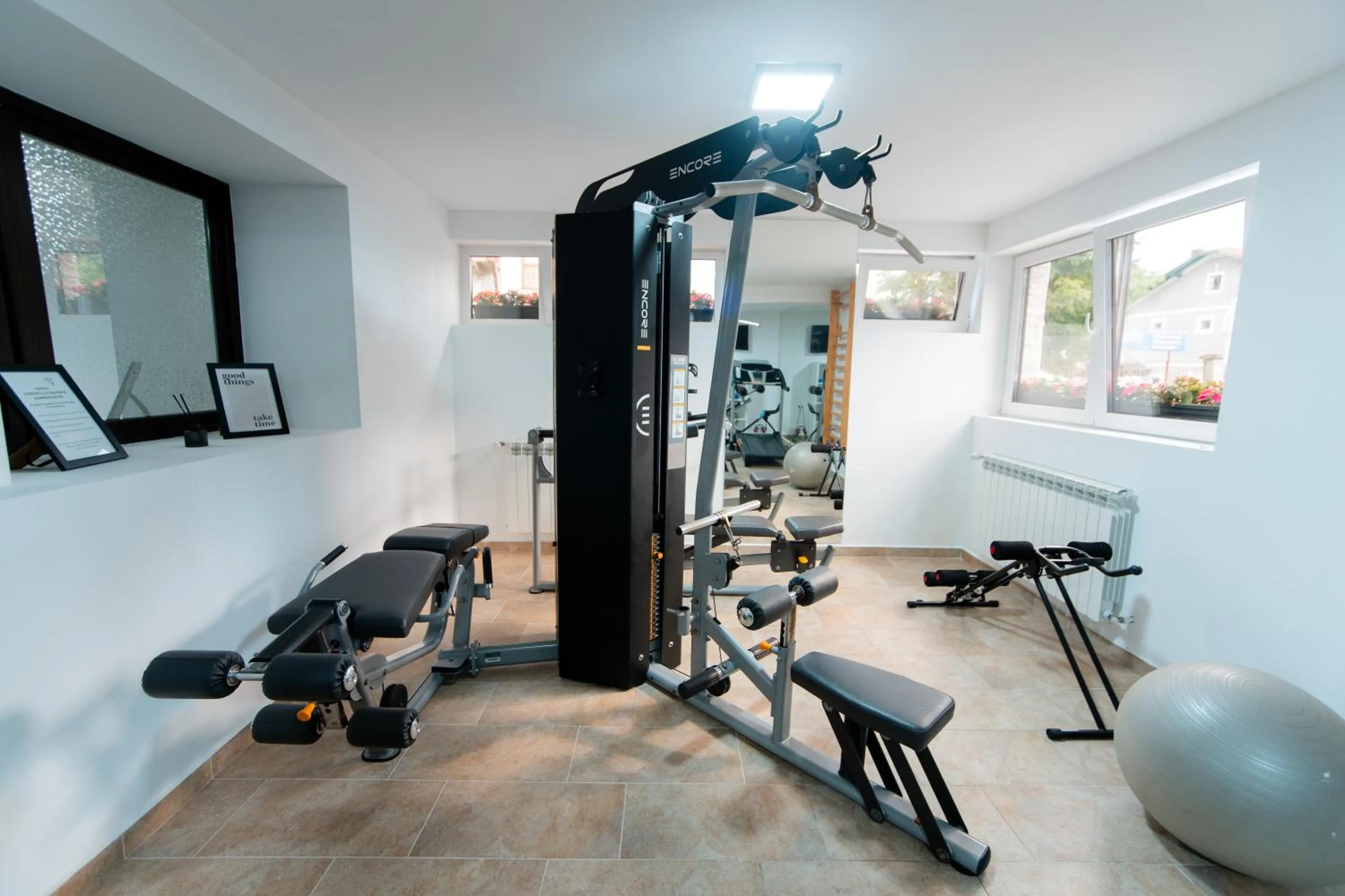 Fitness centre/facilities in Hotel Dorna