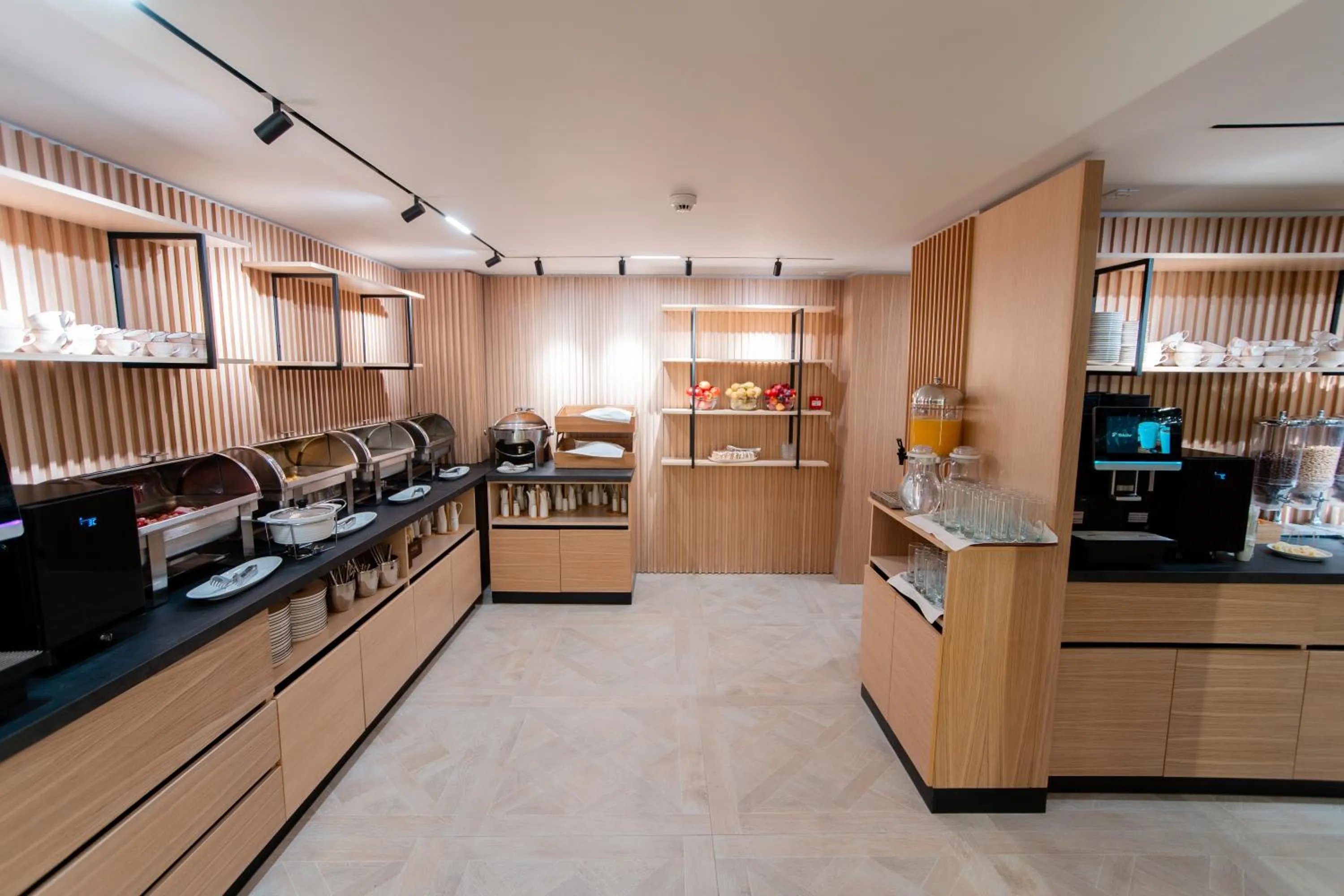 Buffet breakfast in Hotel Dorna