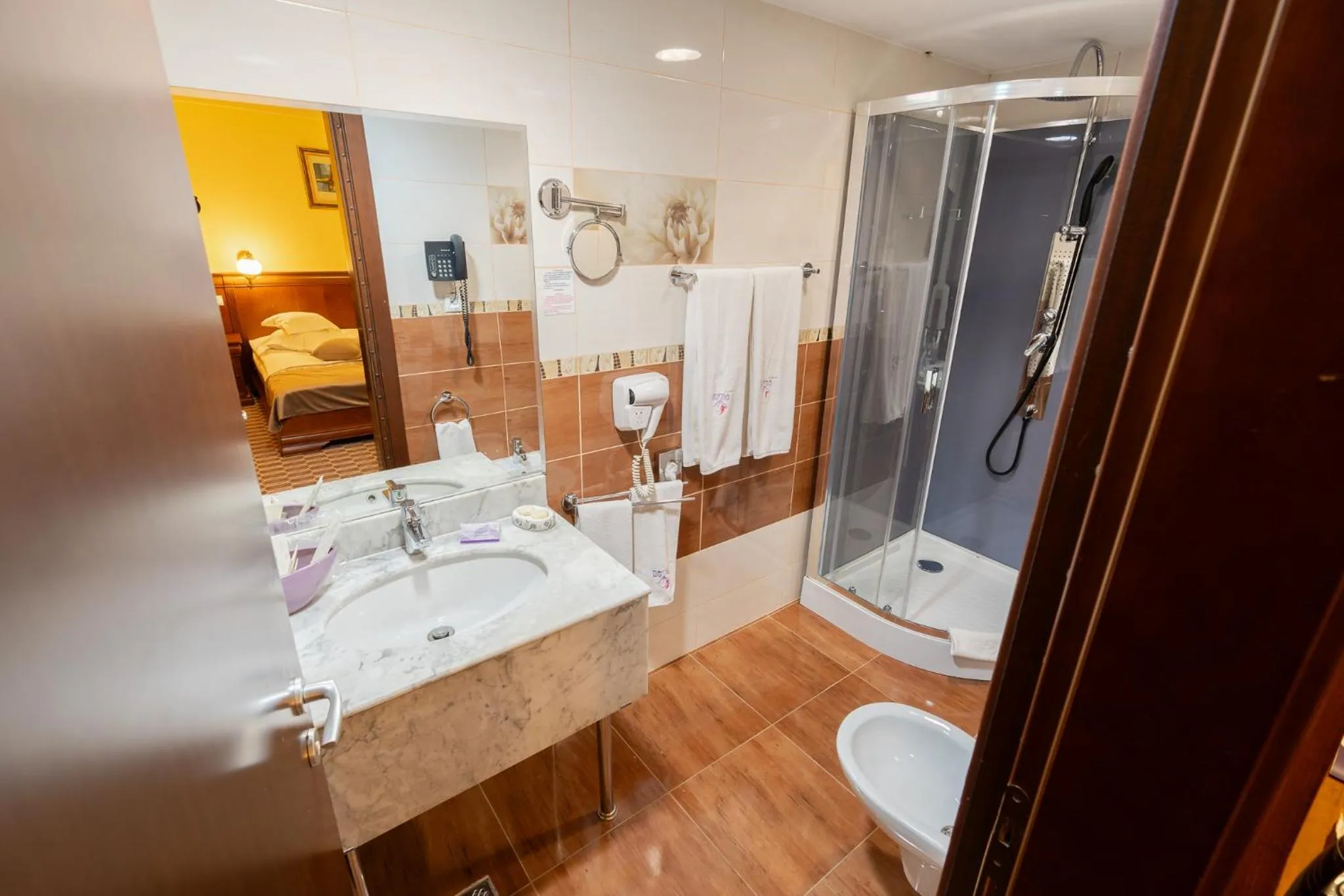 Bathroom in Hotel Dorna